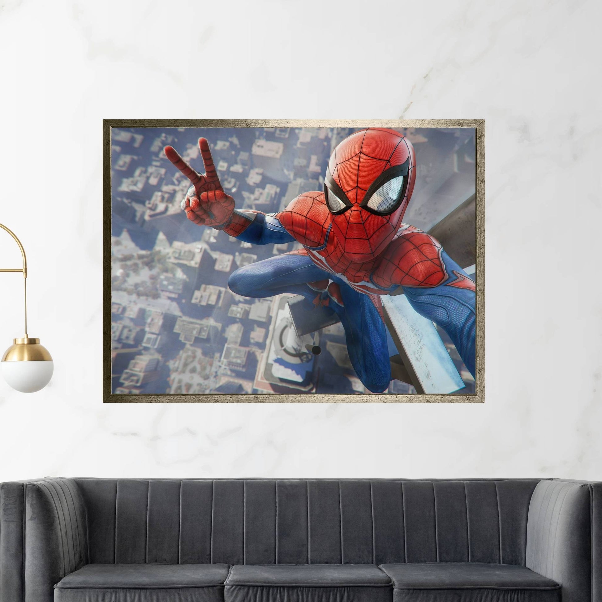 Spiderman Canvas Wall Art - Y Canvas