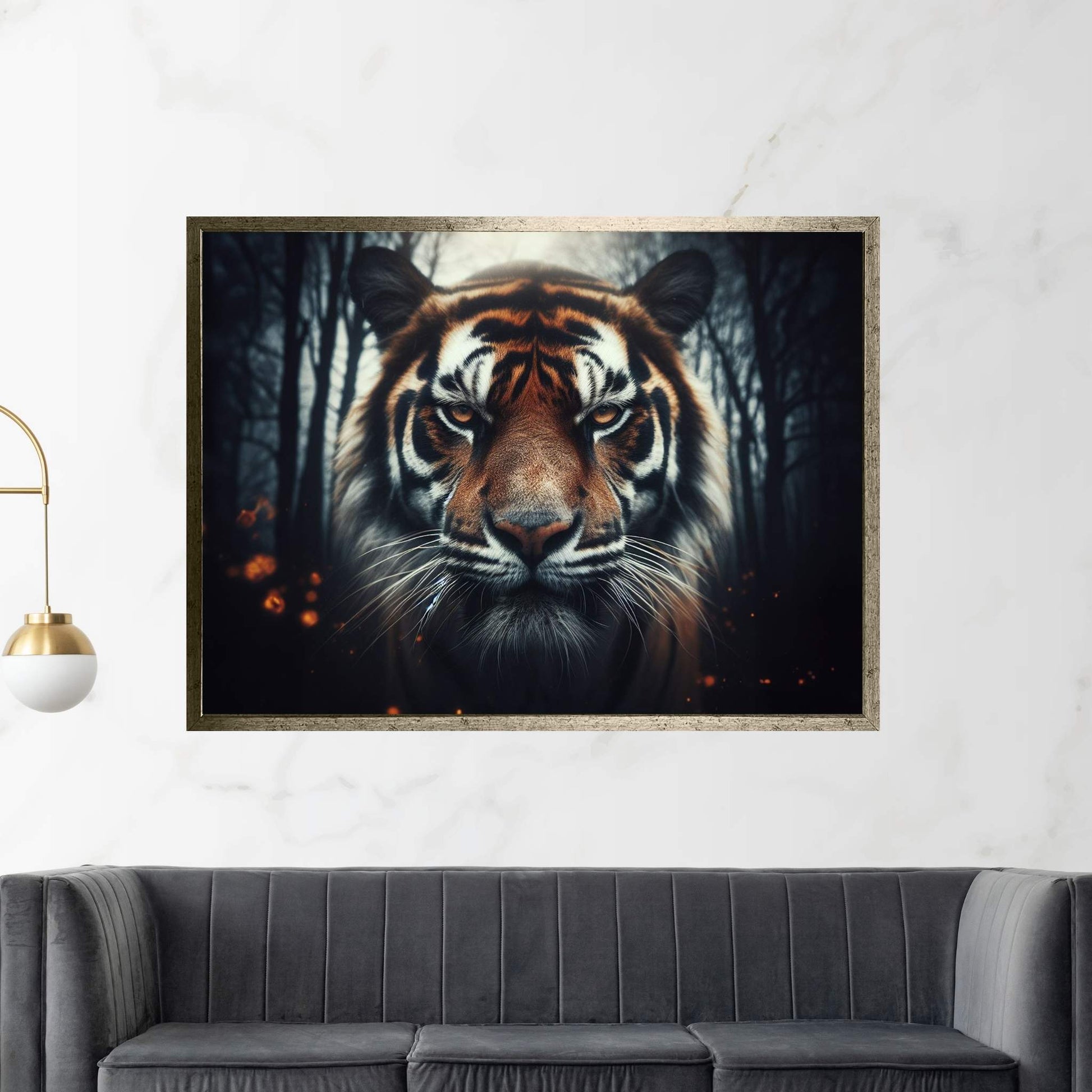 Tiger Canvas Print Art,Animal Wall Art, Canvas Wall Art - Y Canvas