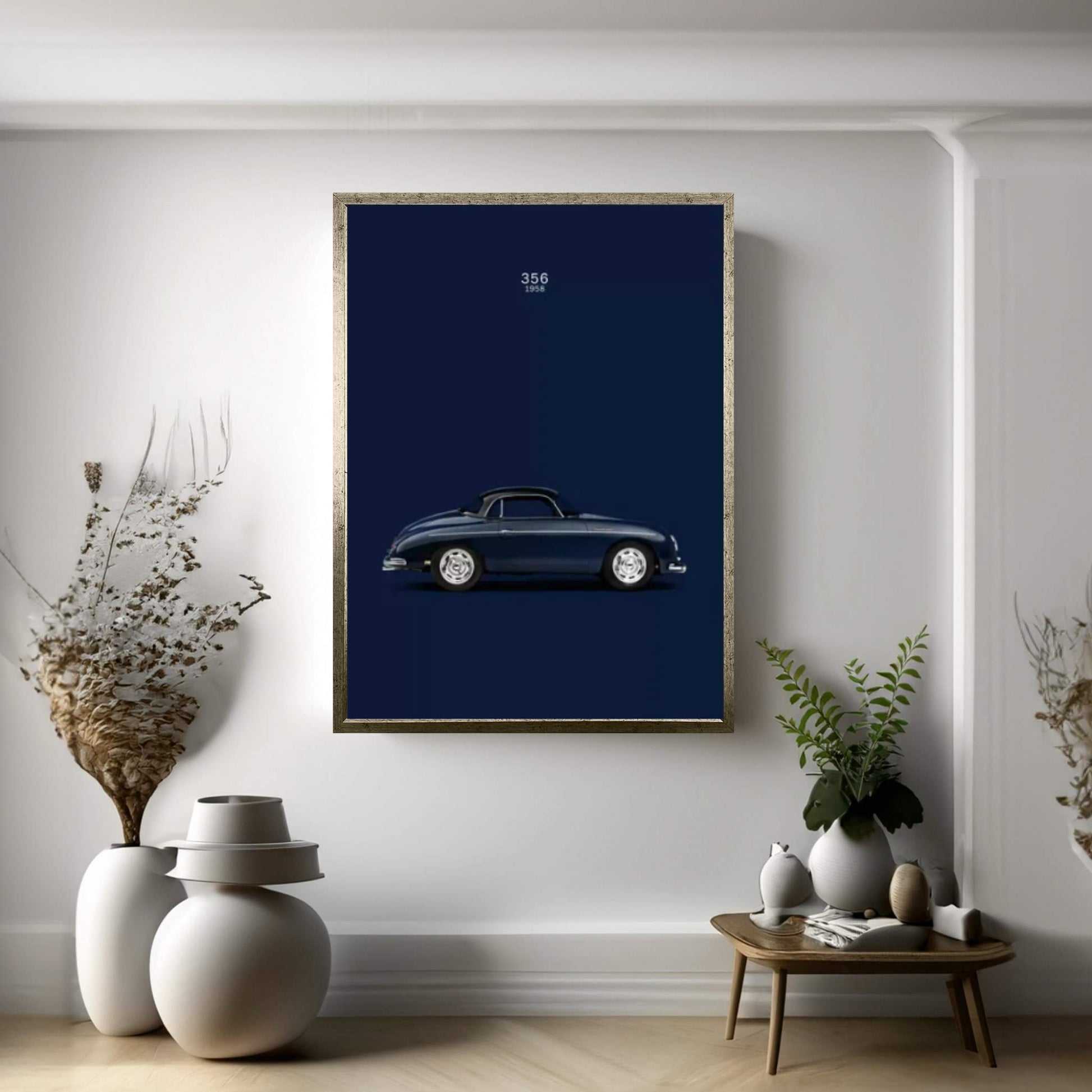 1958 Porsche 356 Canvas Wall Art - Y Canvas