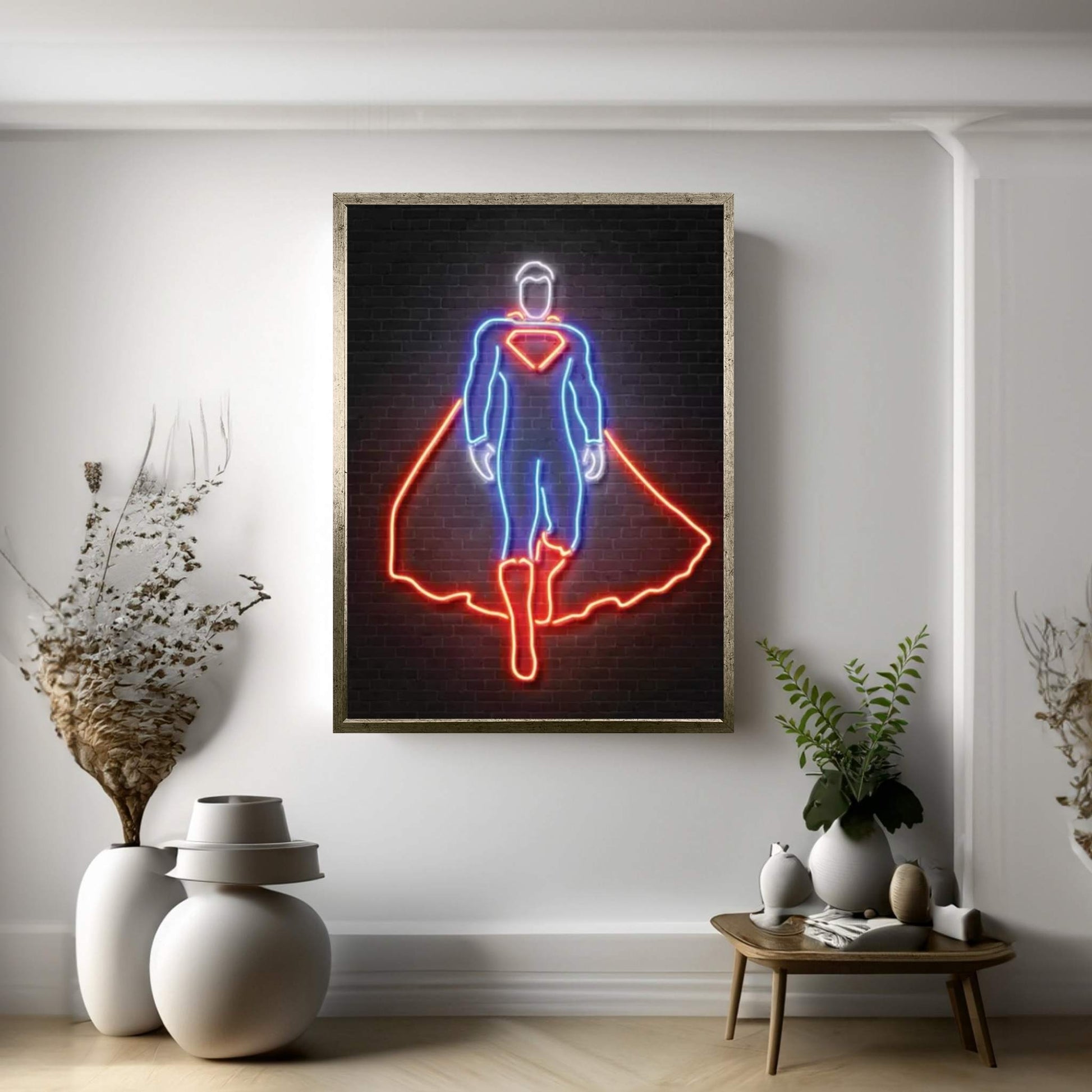 Superman Canvas Wall Art - Y Canvas