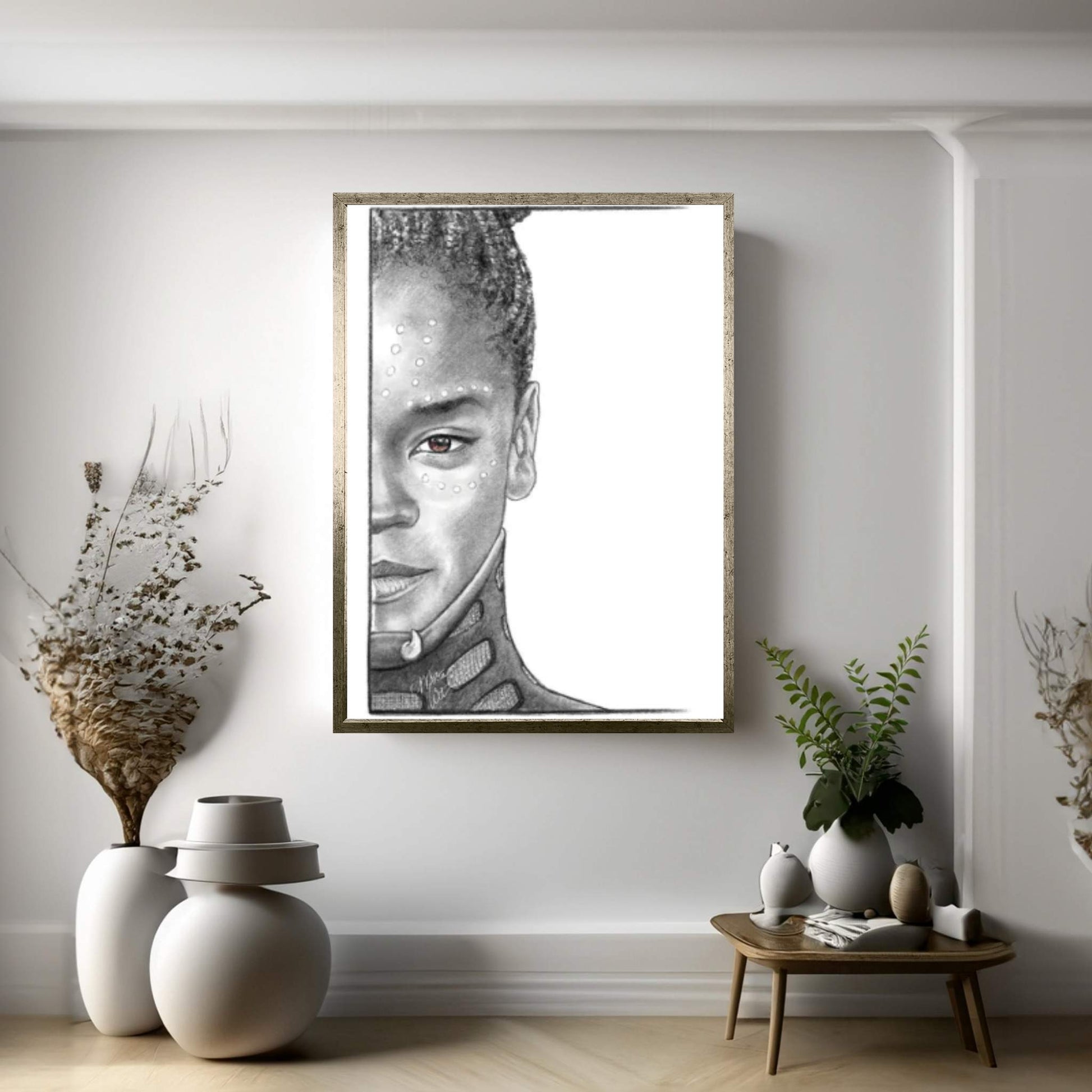 Shuri Canvas Wall Art - Y Canvas