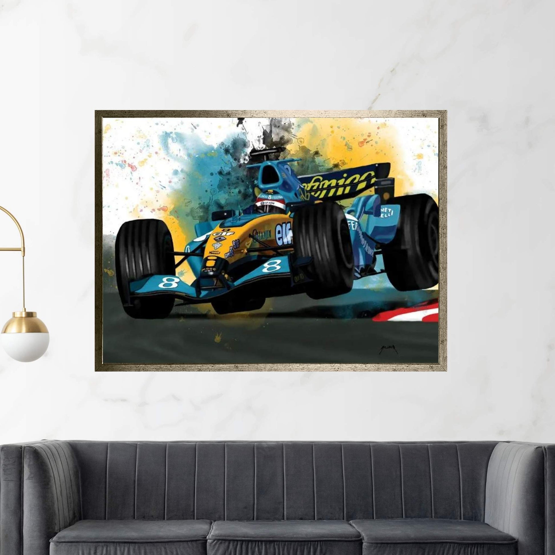 2004 Alonso Canvas Wall Art - Y Canvas