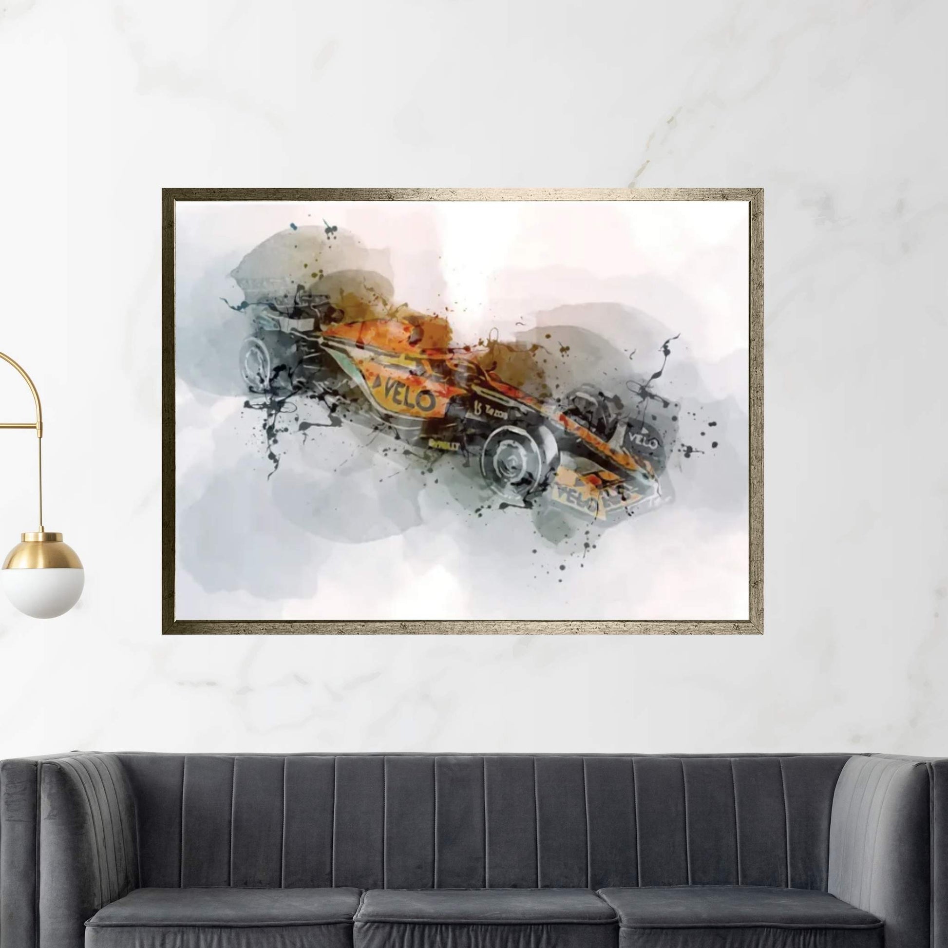 2022 Mclaren Mcl36 Mclaren F1 Canvas Wall Art - Y Canvas