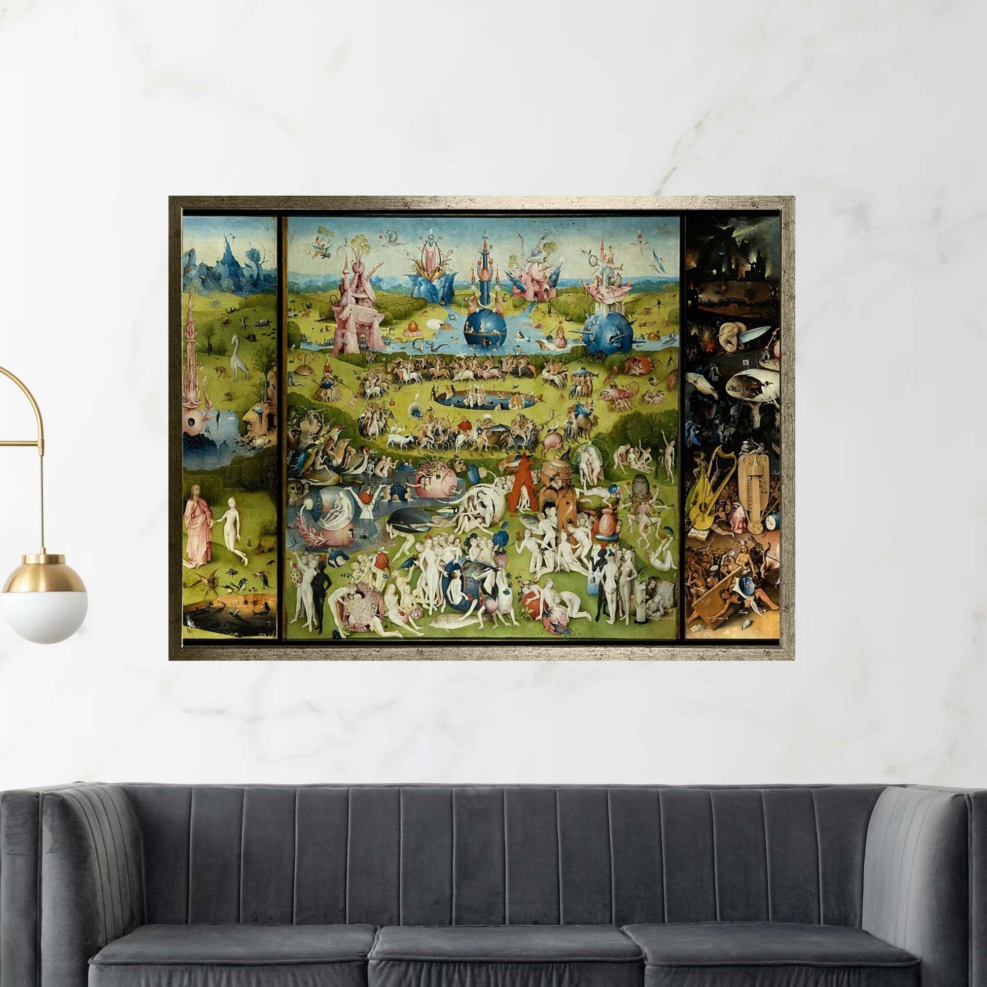 The Garden of Earthly Delights Canvas Wall Art - Y Canvas