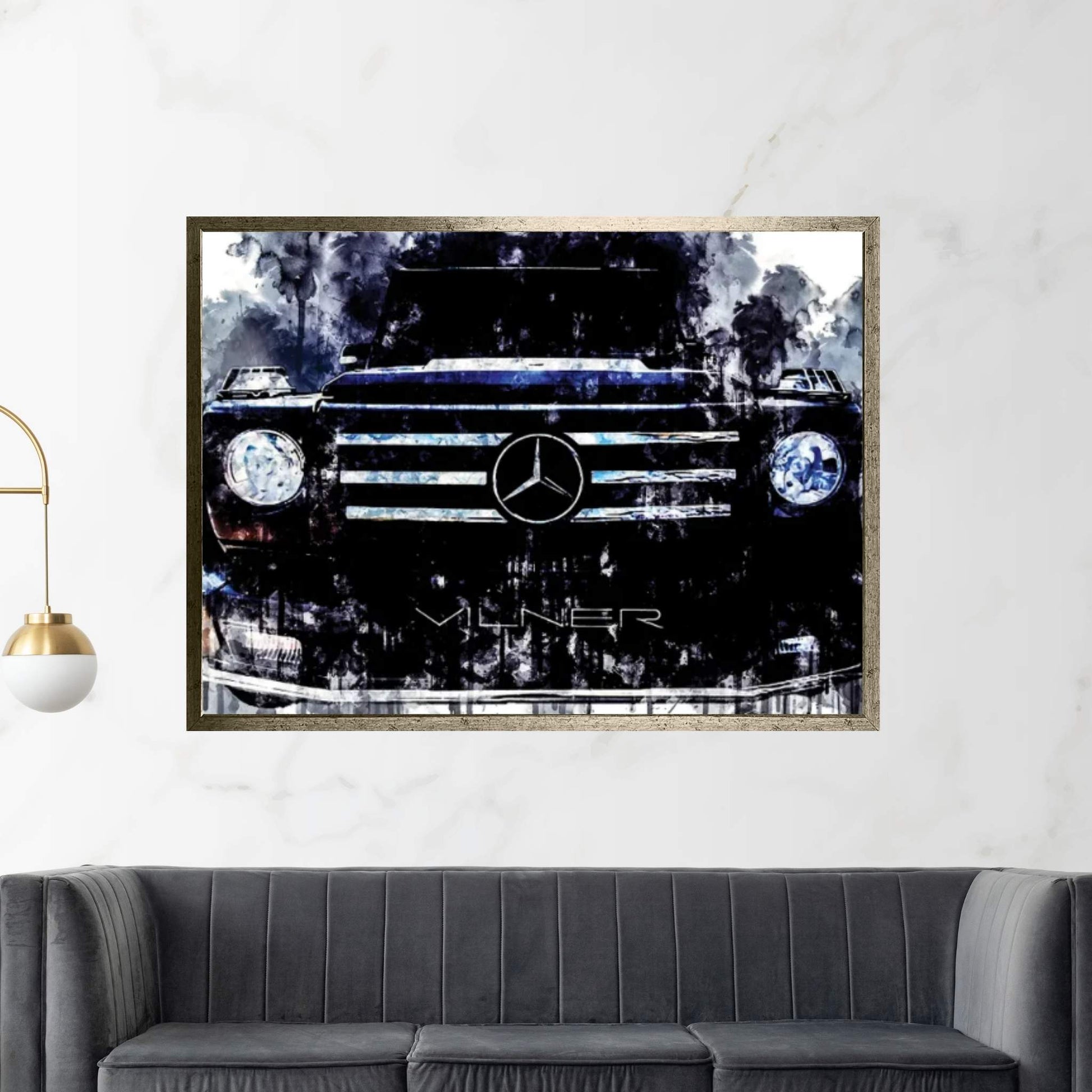 Car 2017 Vilner Mercedes AMG G55 Canvas Wall Art - Y Canvas