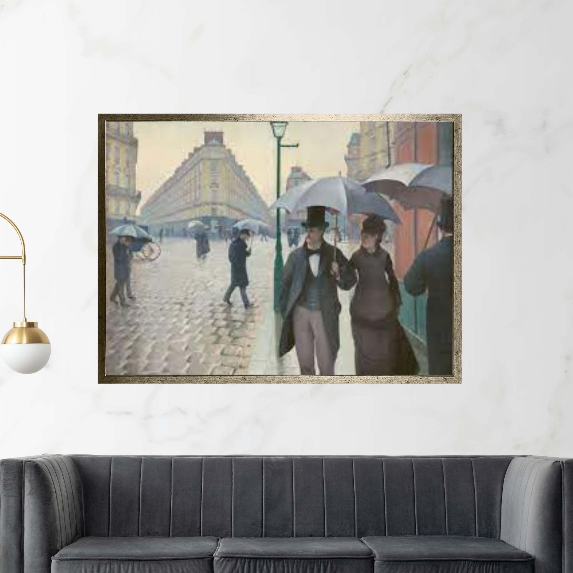 A Paris Street Canvas Wall Art - Y Canvas