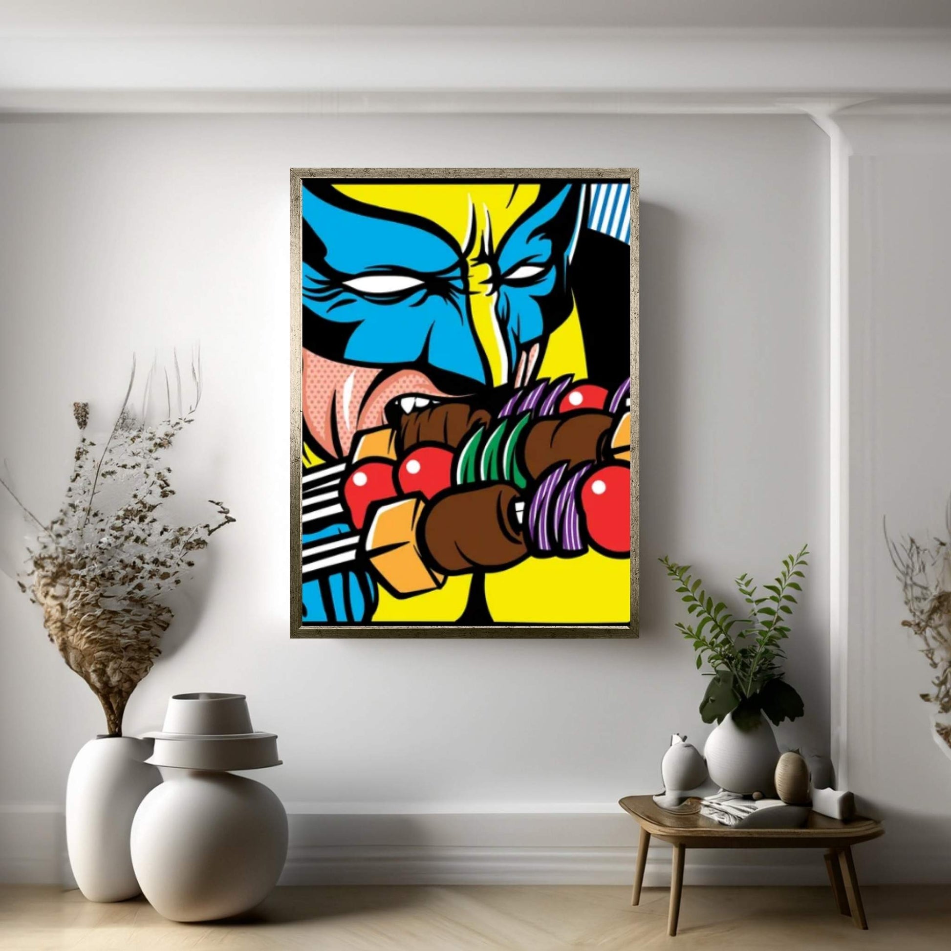 Berserker Skewers Canvas Wall Art - Y Canvas