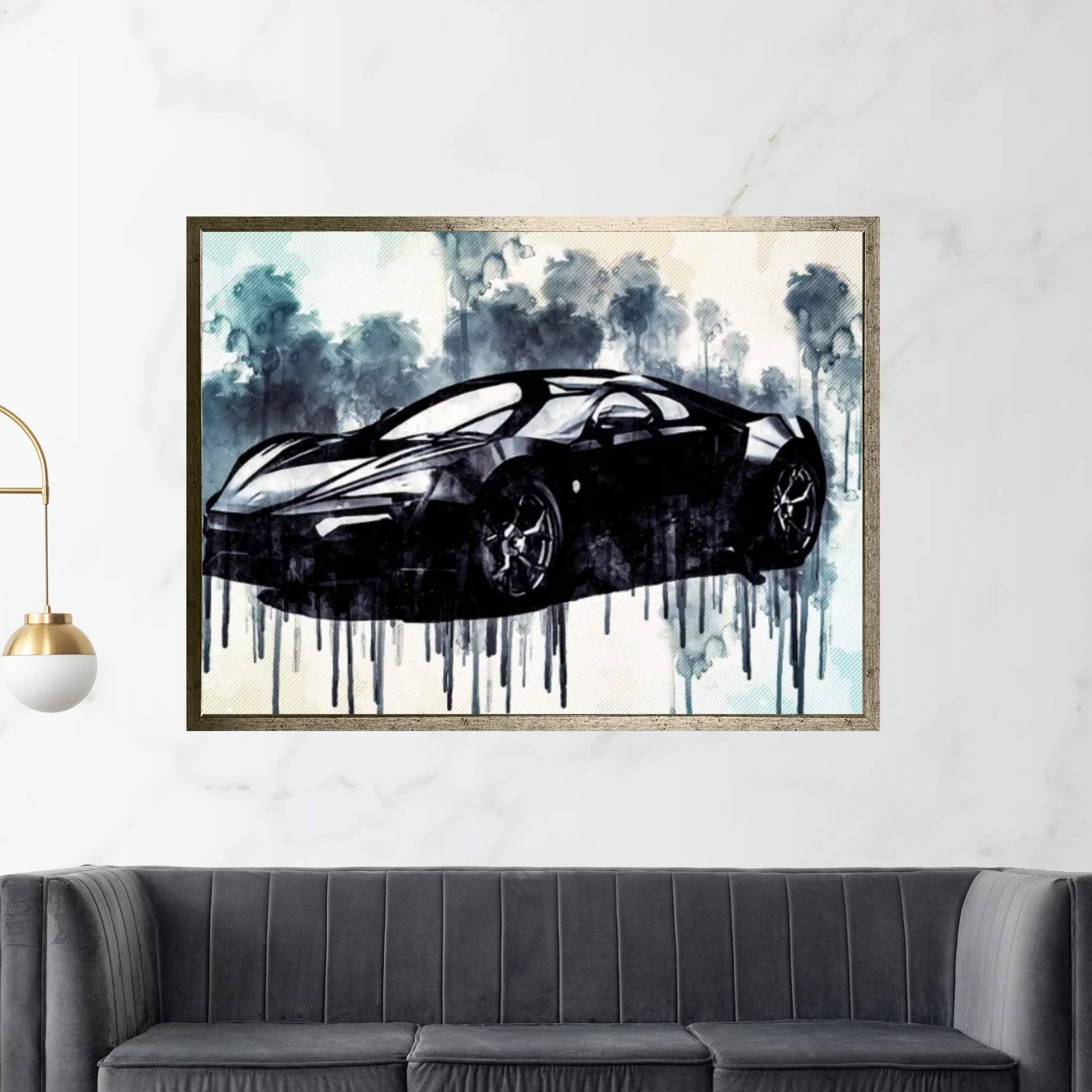 Volkswagen Id R Pikes Peak 2018 Electric Race Car Supercar German Sports Cars Canvas Wall Art - Y Canvas