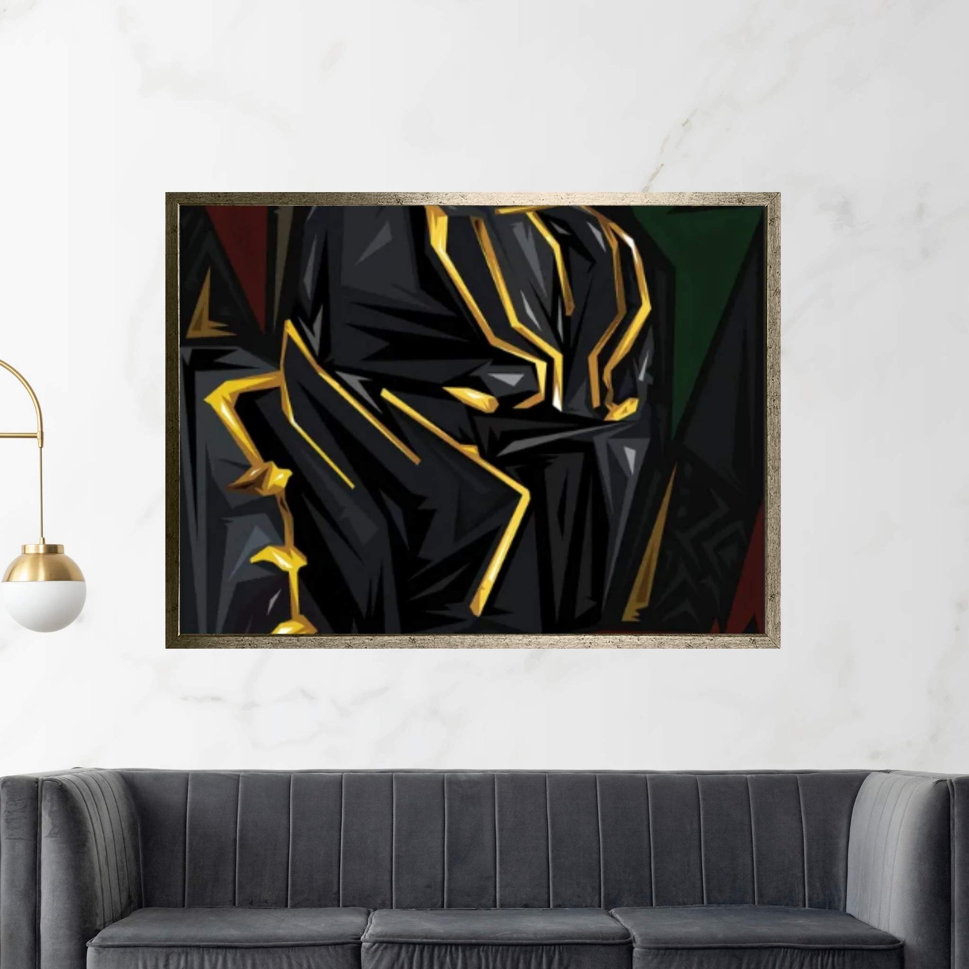 Black Panther II Canvas Wall Art - Y Canvas