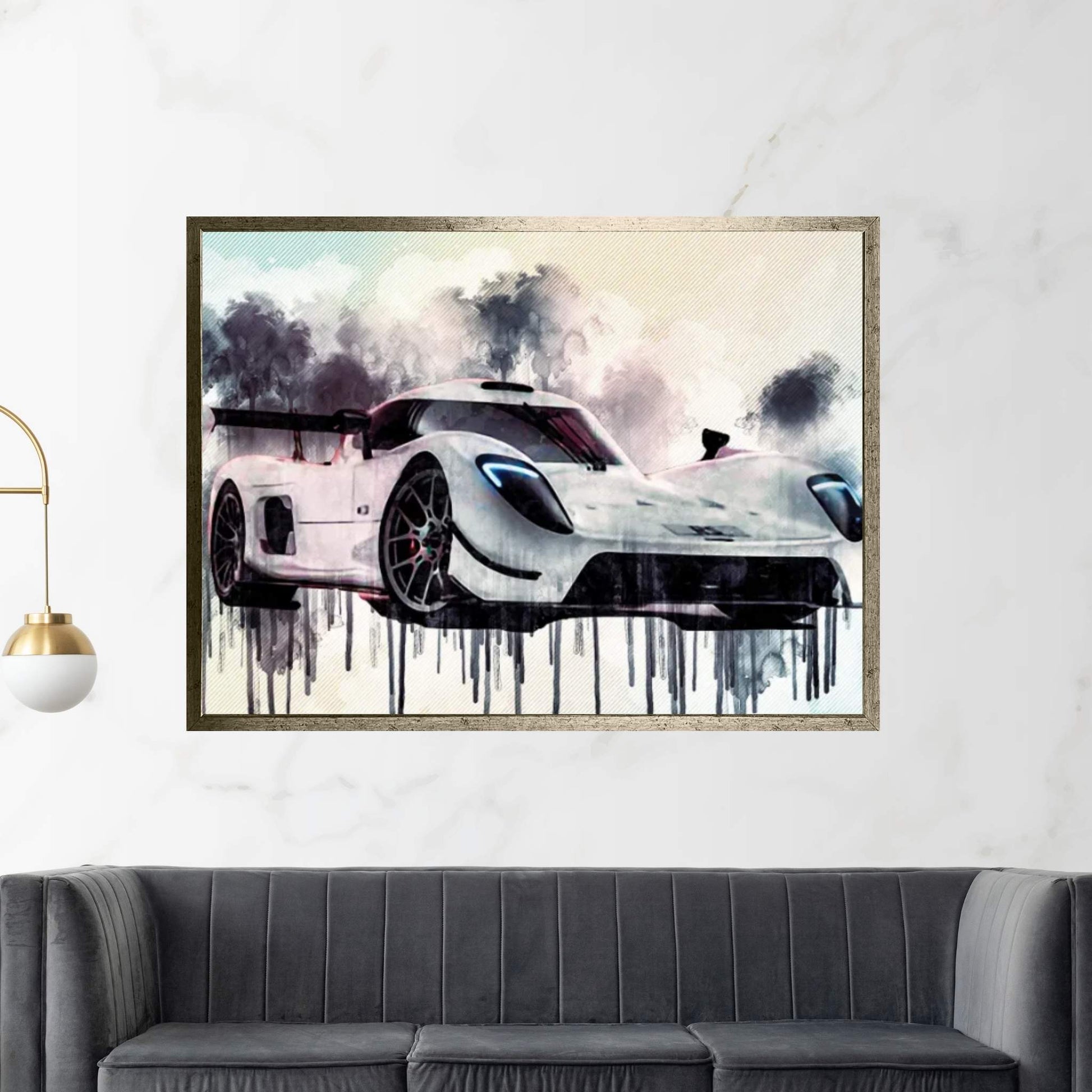 Ultima Rs 2019 Hypercar Sports Cars Powerful Cars Exterior Front View Canvas Wall Art - Y Canvas