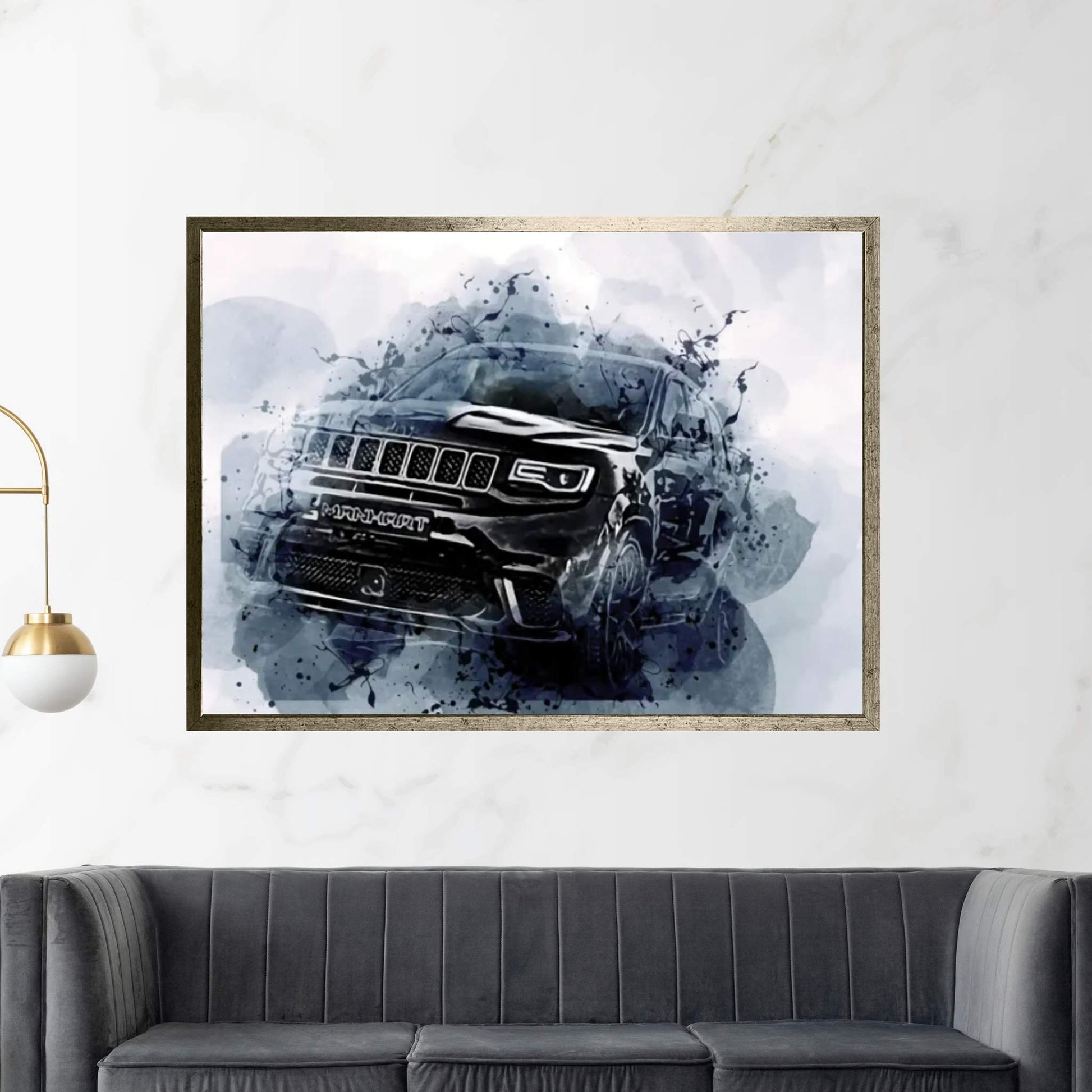 Jeep Grand Cherokee Manhart Gc VIII00 Wk2 Exterior Canvas Wall Art - Y Canvas