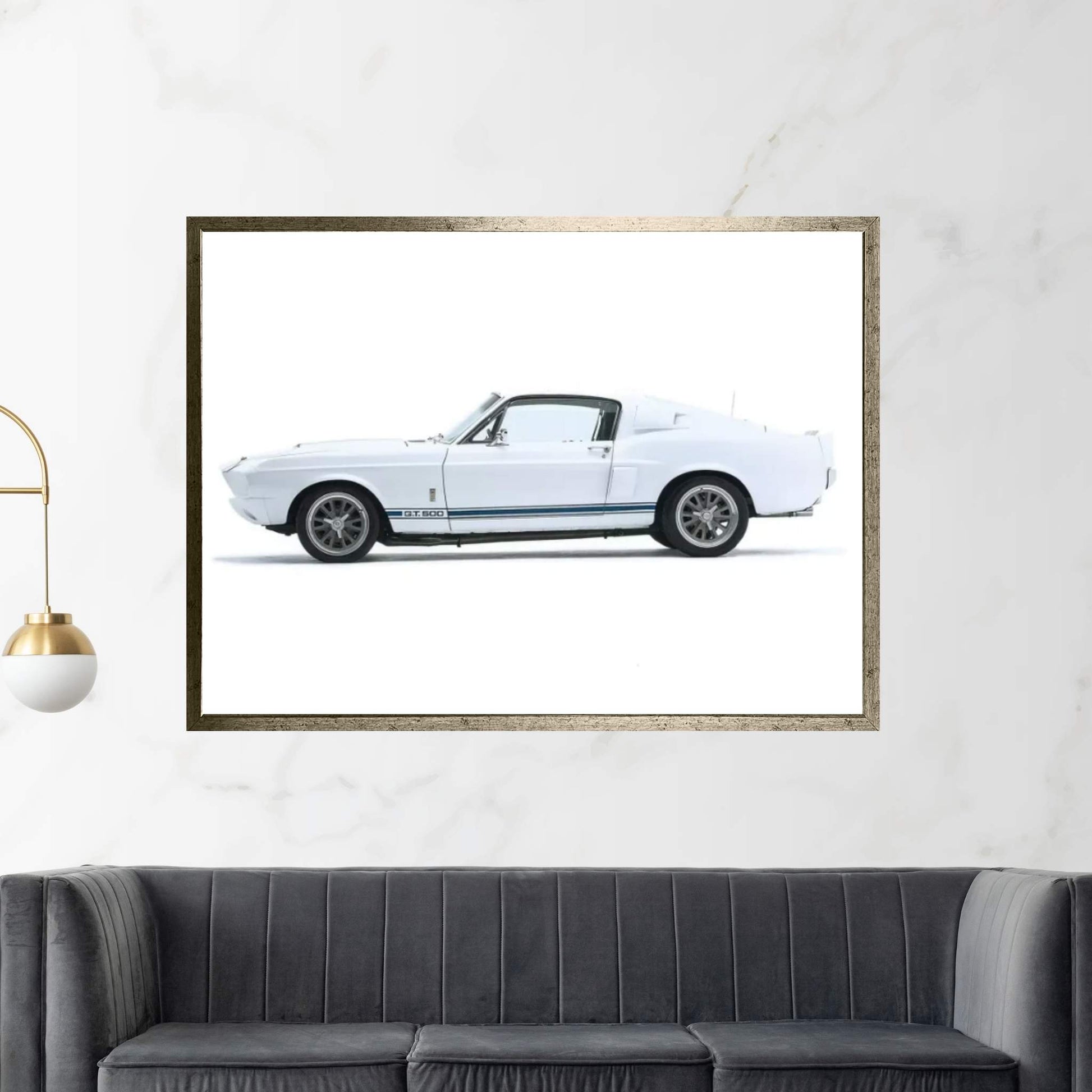 Shelby Mustang Gt500, 1967 Canvas Wall Art - Y Canvas