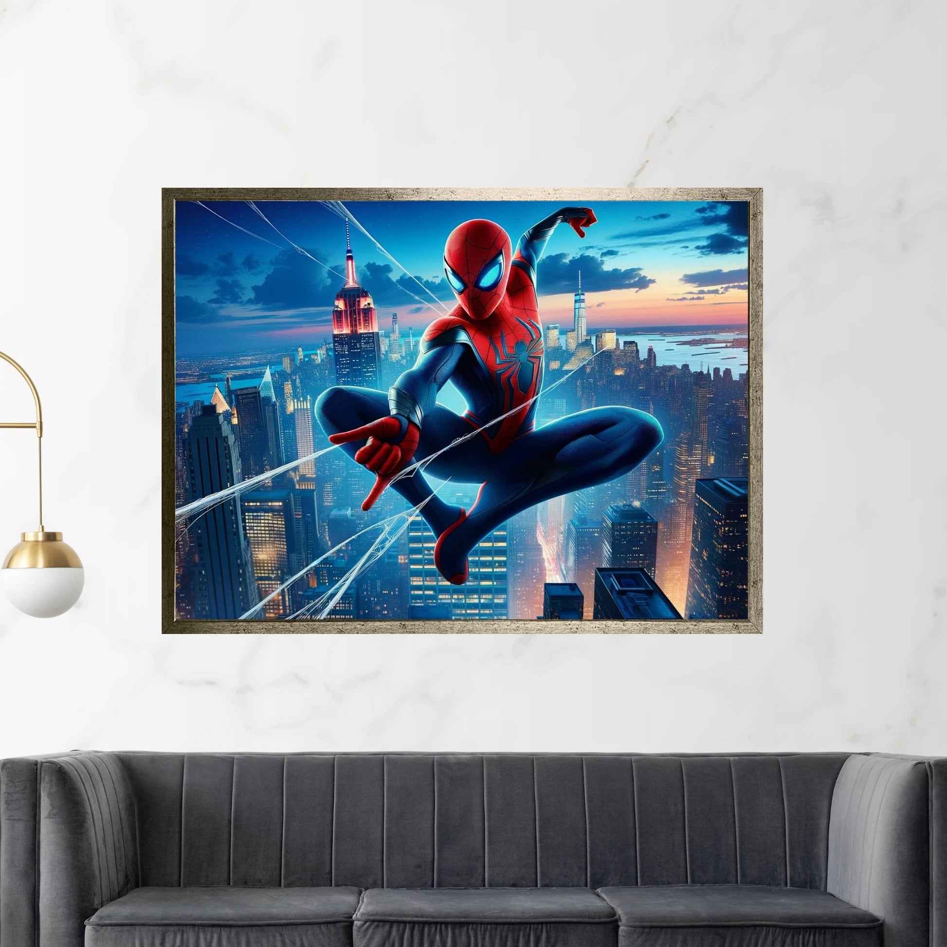 Spiderman Canvas Wall Art - Y Canvas