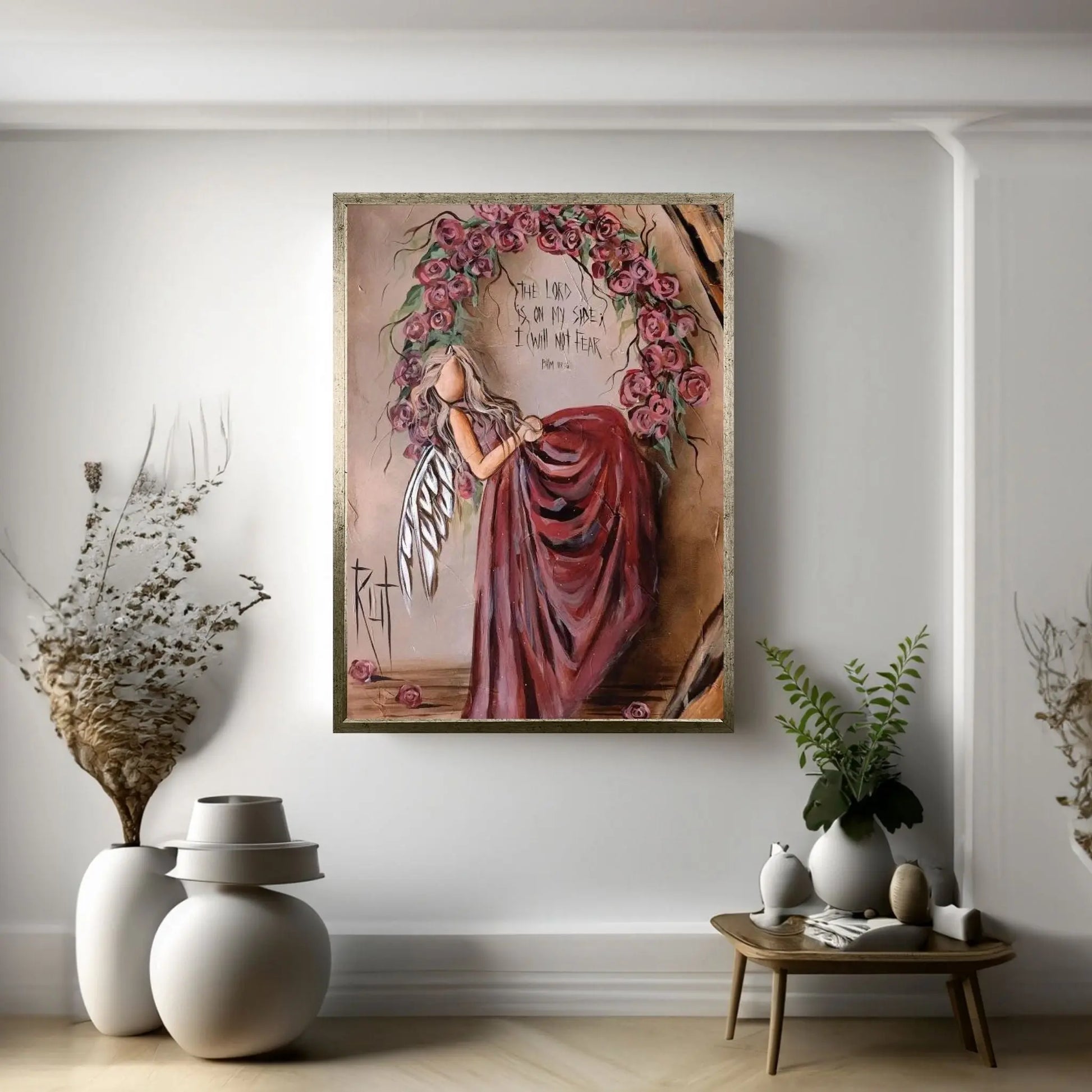 The Lord Is On My Side Canvas Wall Art - Y Canvas