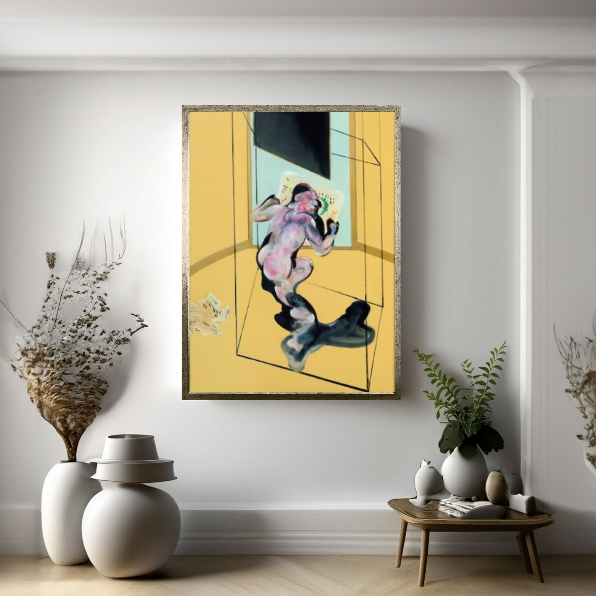 Francis Bacon Painting Modern Art Canvas Wall Art - Painting Reproduction Print - Y Canvas