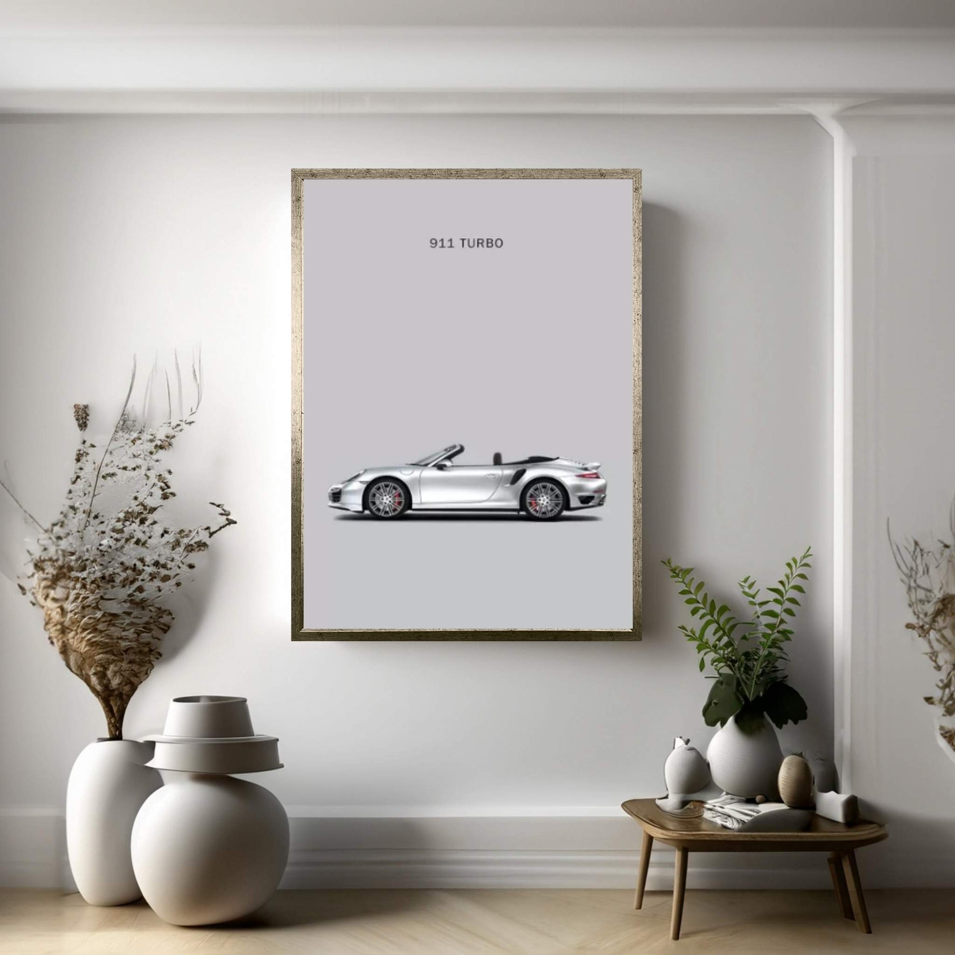 Porsche 911 Turbo Cabriolet Canvas Wall Art - Y Canvas