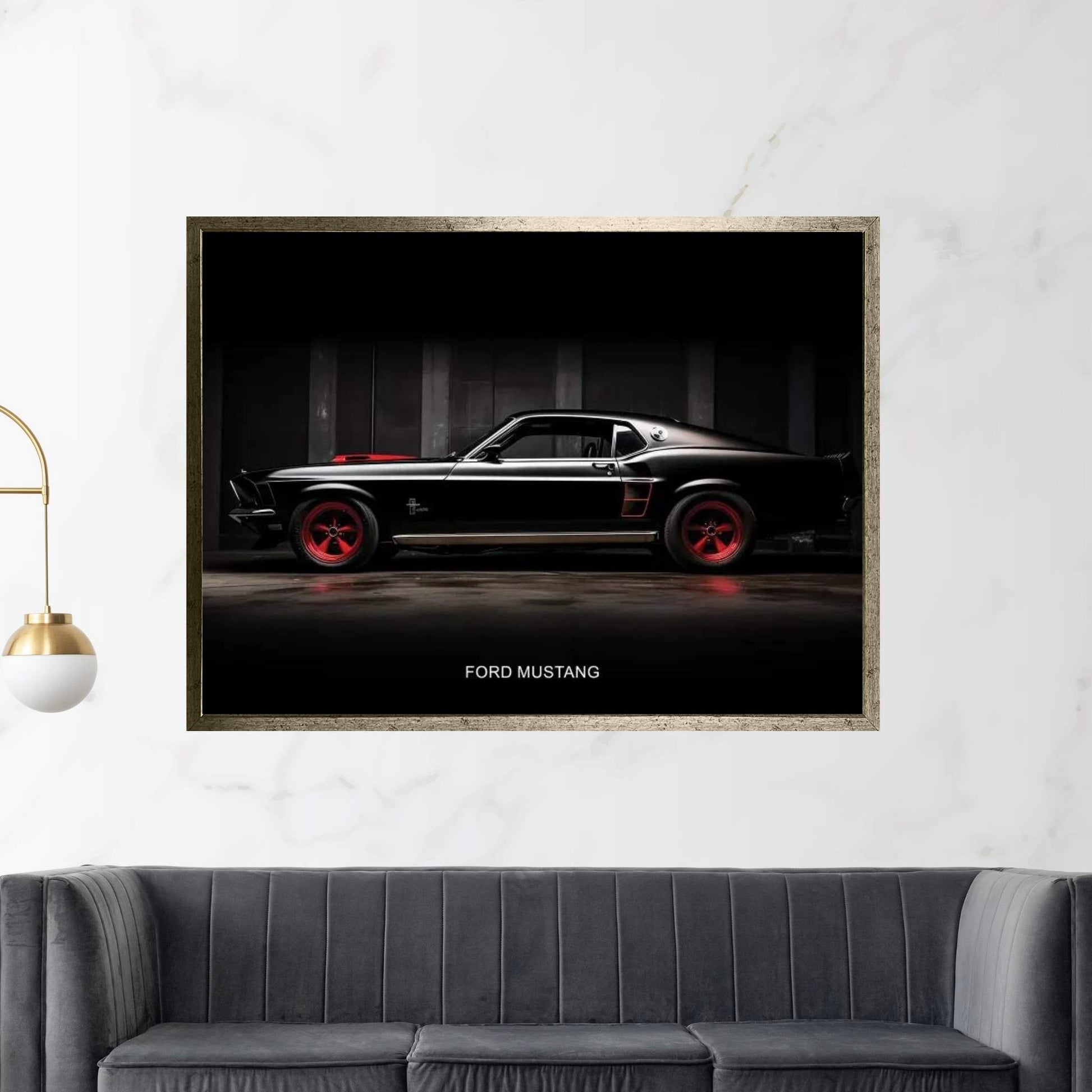 Ford Mustang Canvas Wall Art - Y Canvas