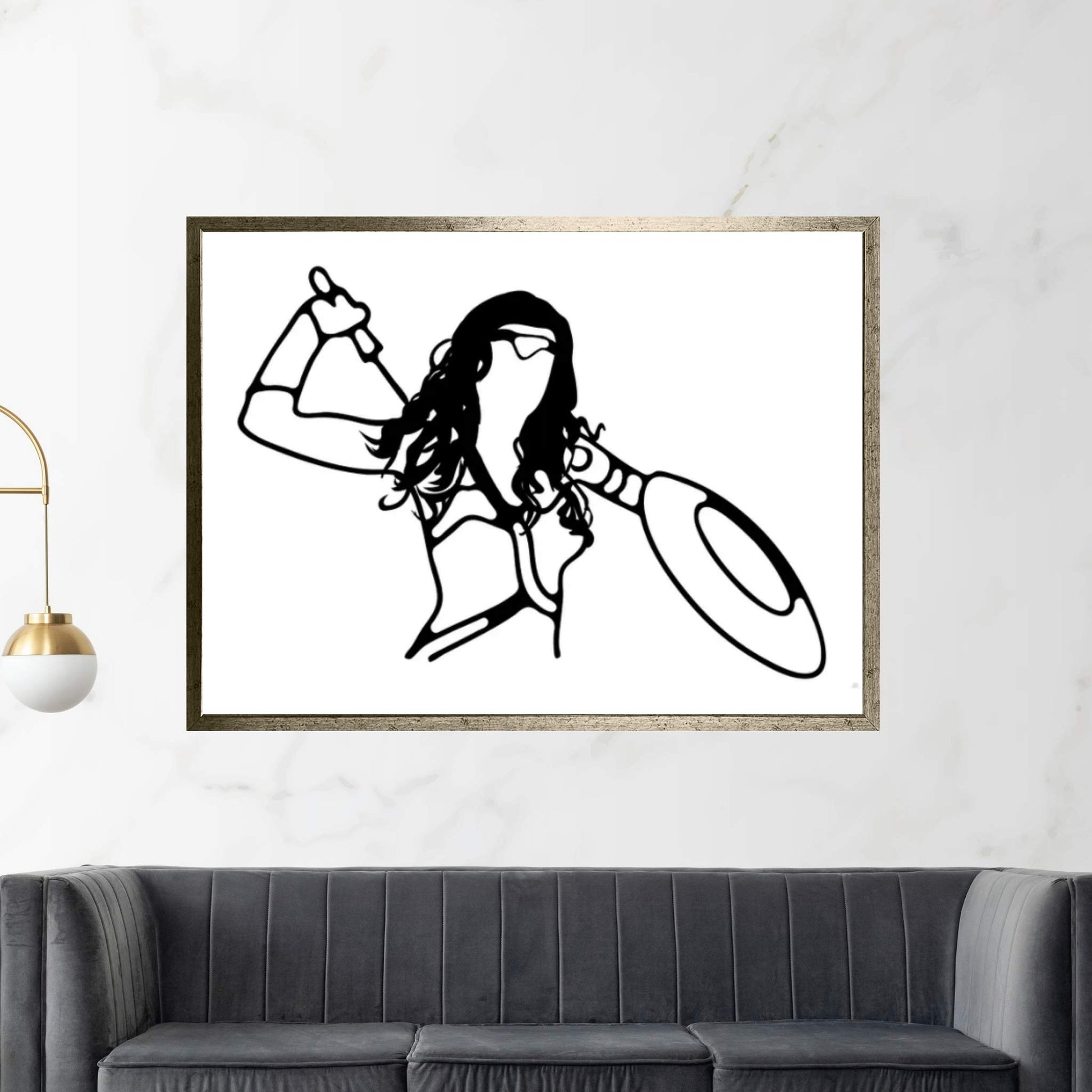 Wonder Woman Canvas Wall Art - Y Canvas