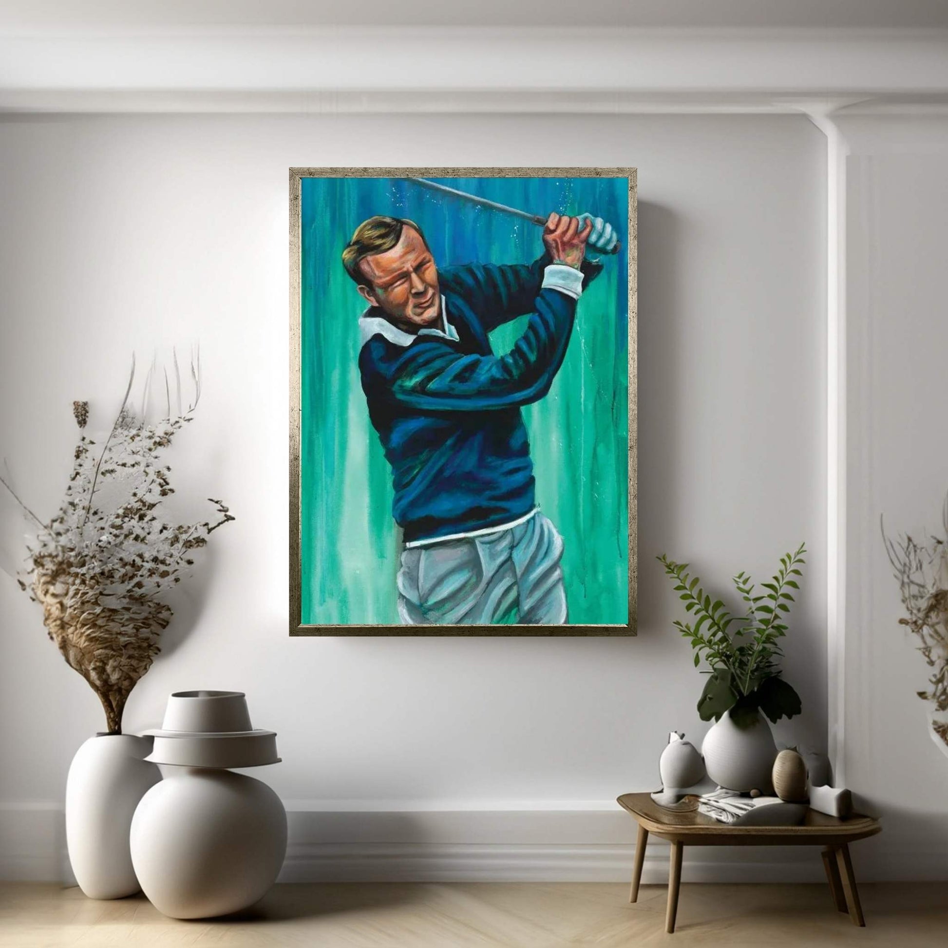 The King (Arnold Palmer) Canvas Wall Art - Y Canvas