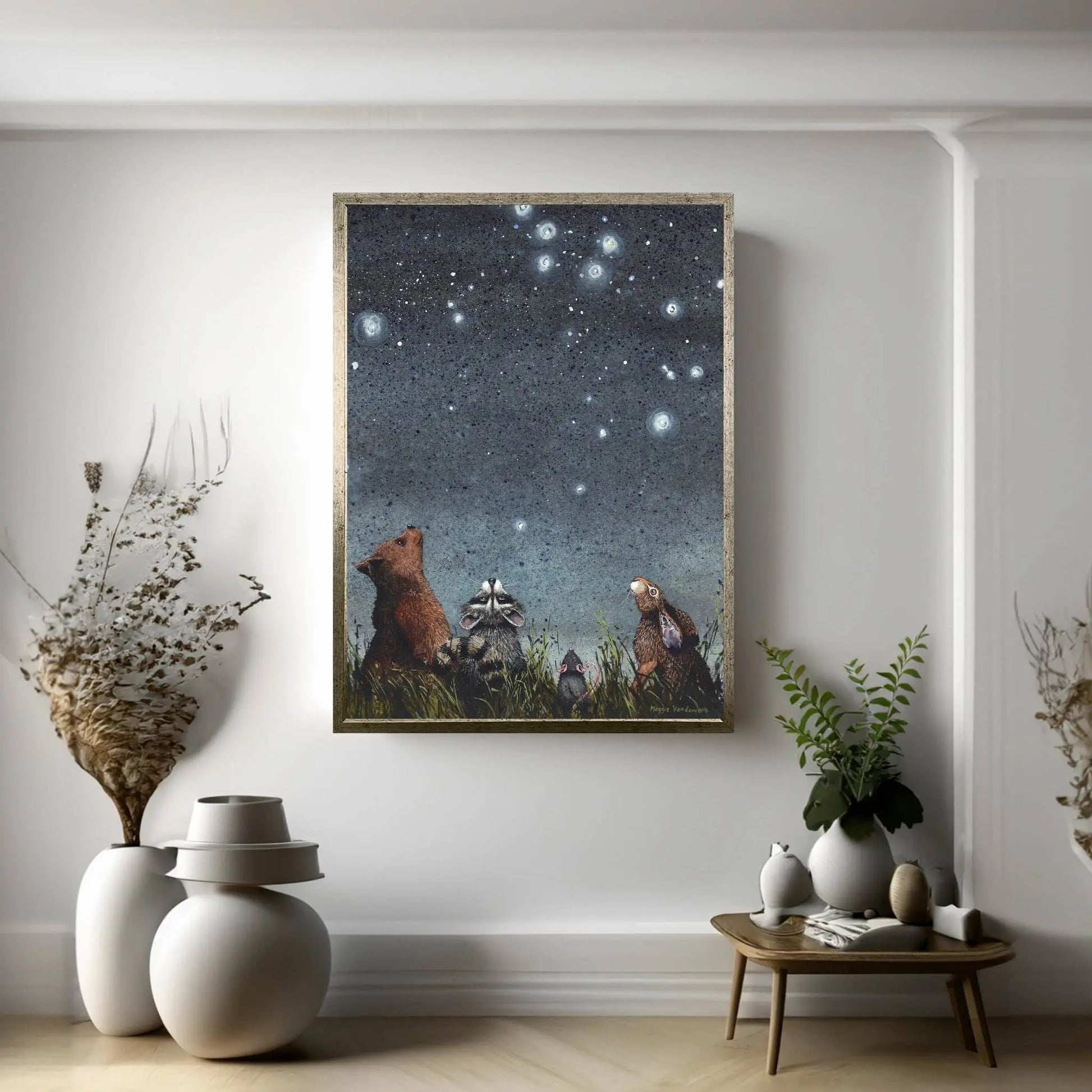 Constellations Canvas Wall Art - Y Canvas