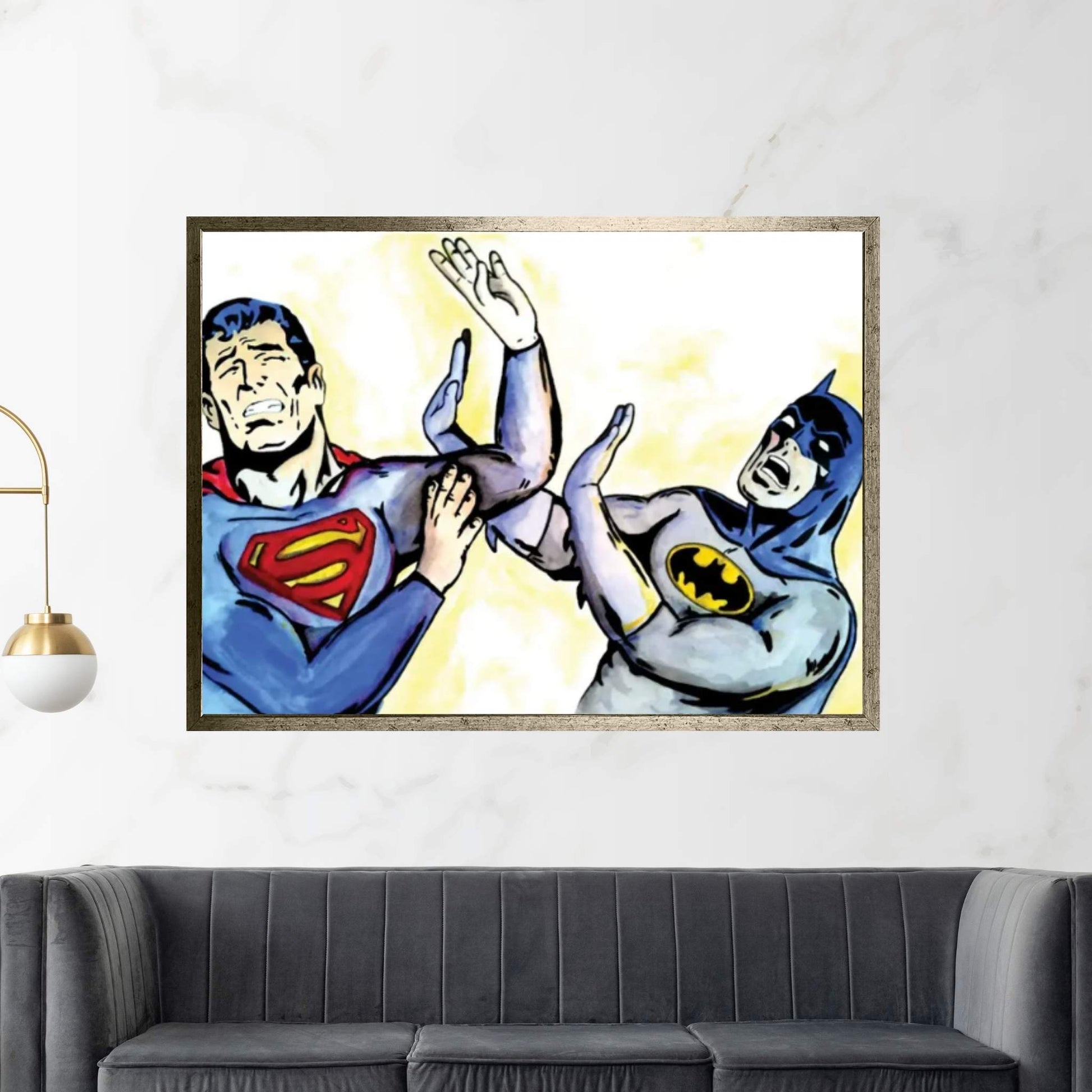 Super Sissies Slapfight Canvas Wall Art - Y Canvas