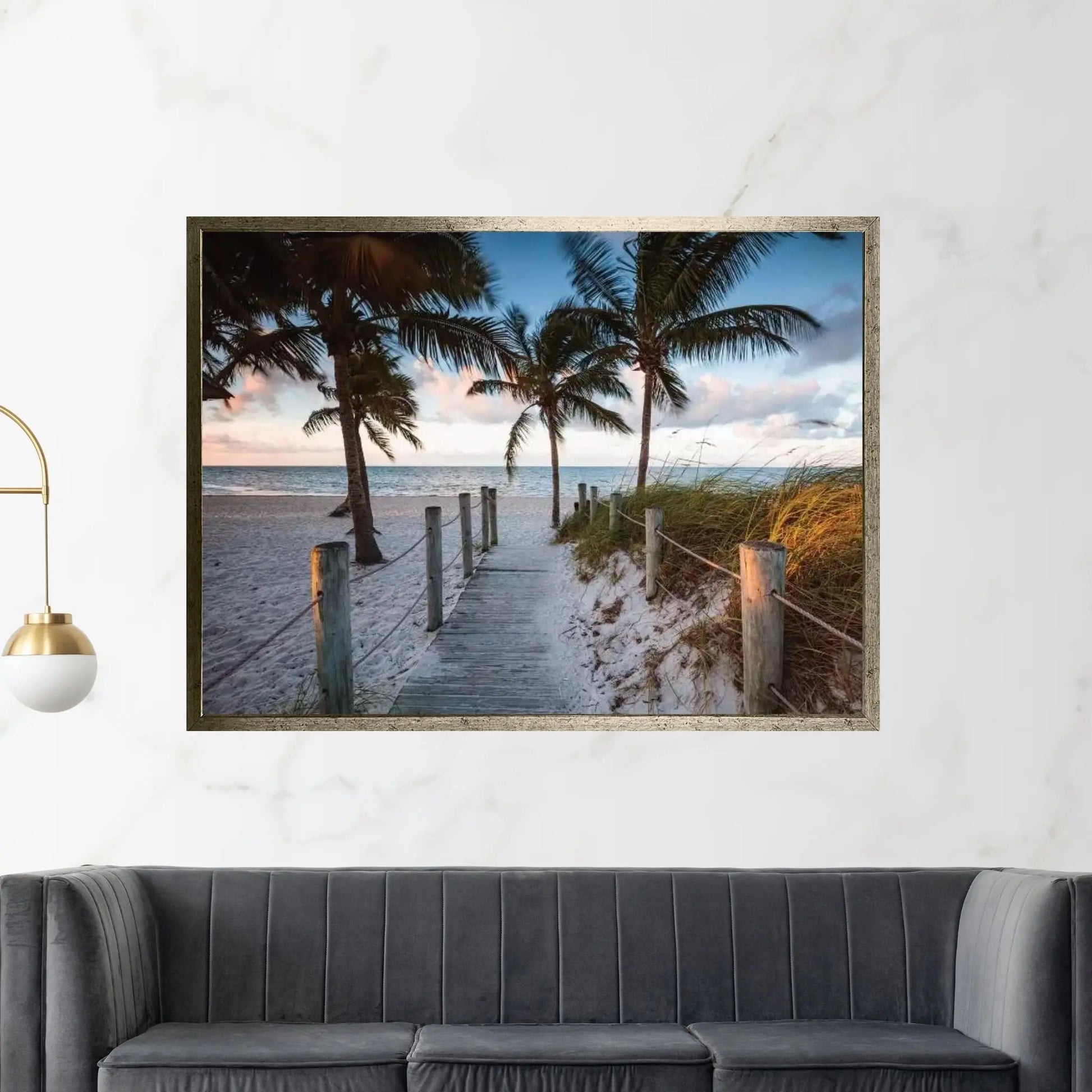 Beach Sunrise, Key West I Canvas Wall Art - Y Canvas