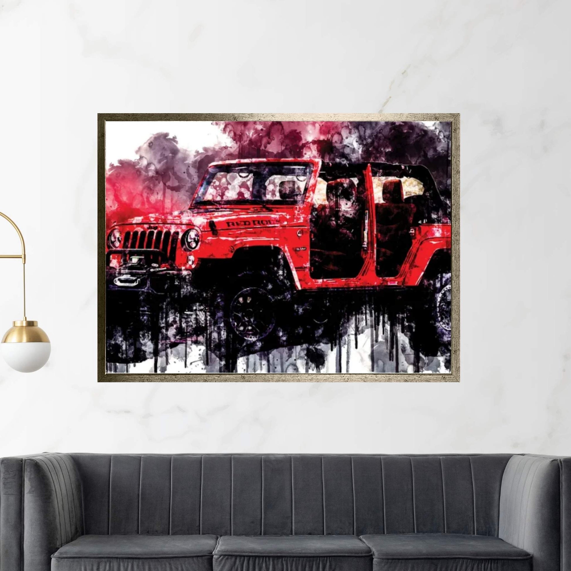 2017 Jeep Wrangler Red Rock Edition Canvas Wall Art - Y Canvas