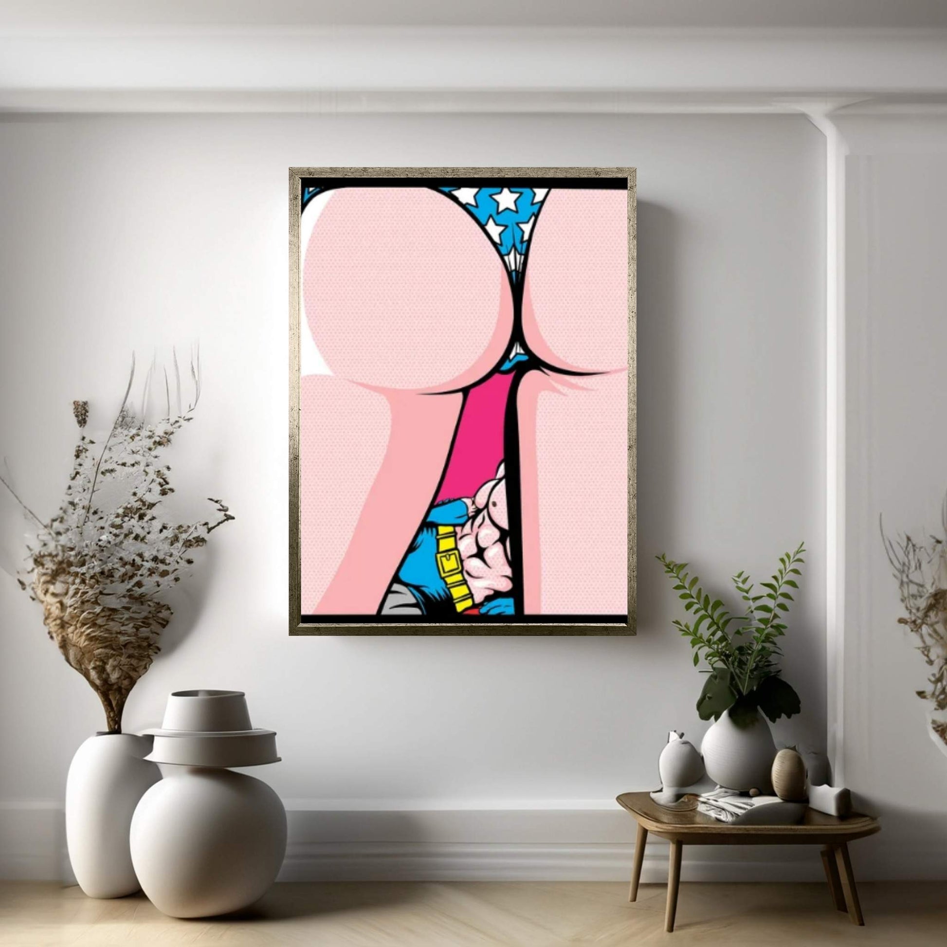 Heroes Love VI Canvas Wall Art - Y Canvas