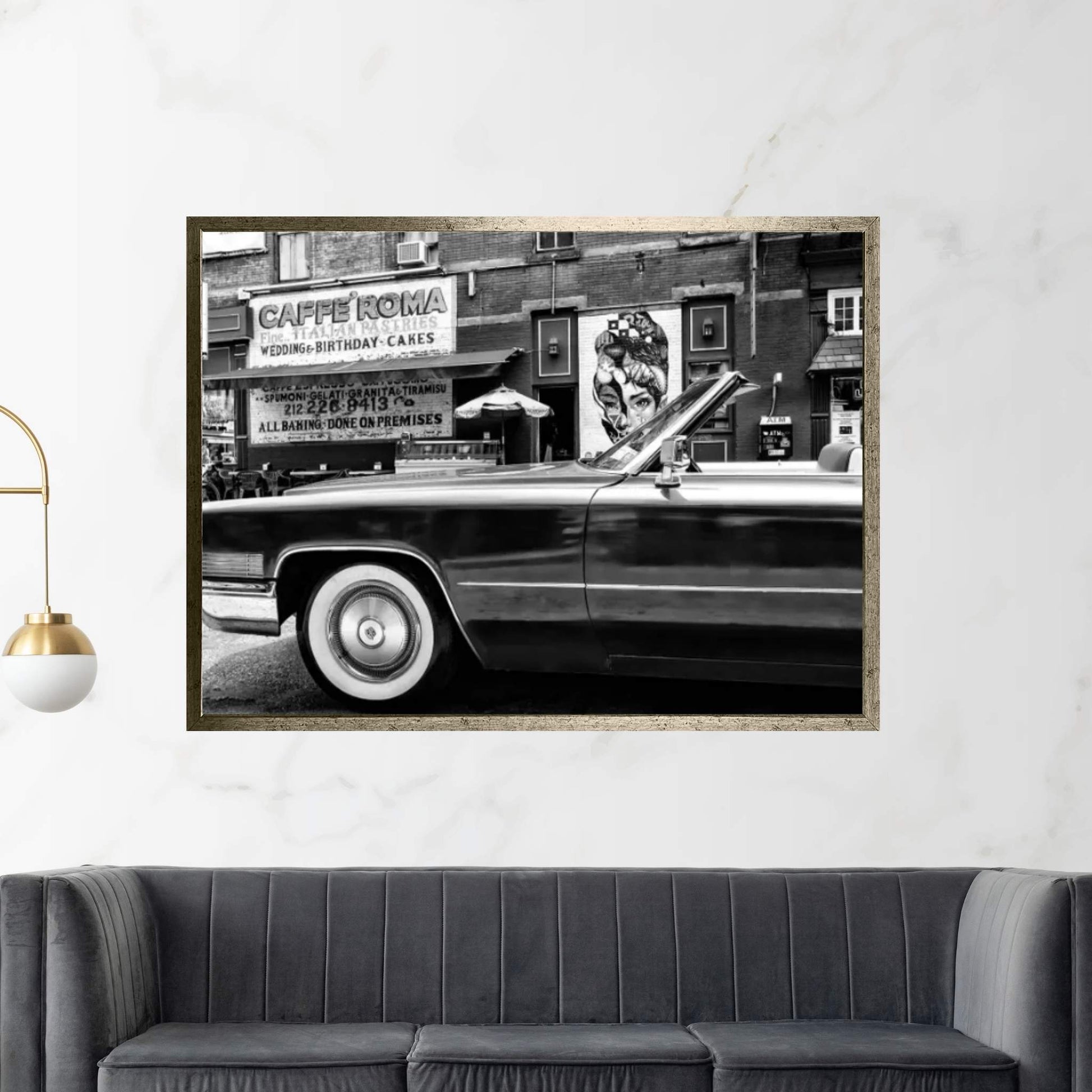 Classic Car Canvas Wall Art - Y Canvas