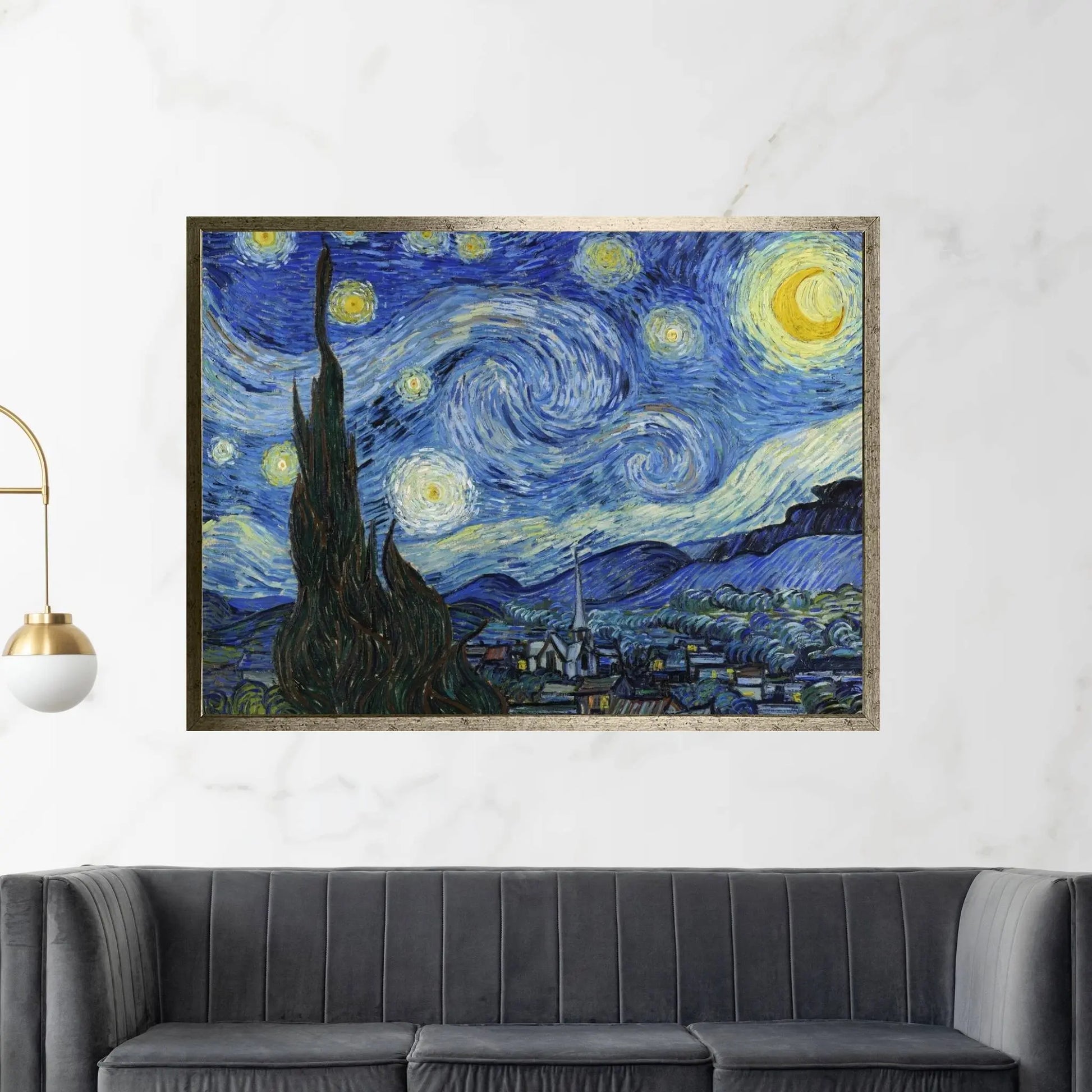 The Starry Night Canvas Wall Art - Y Canvas