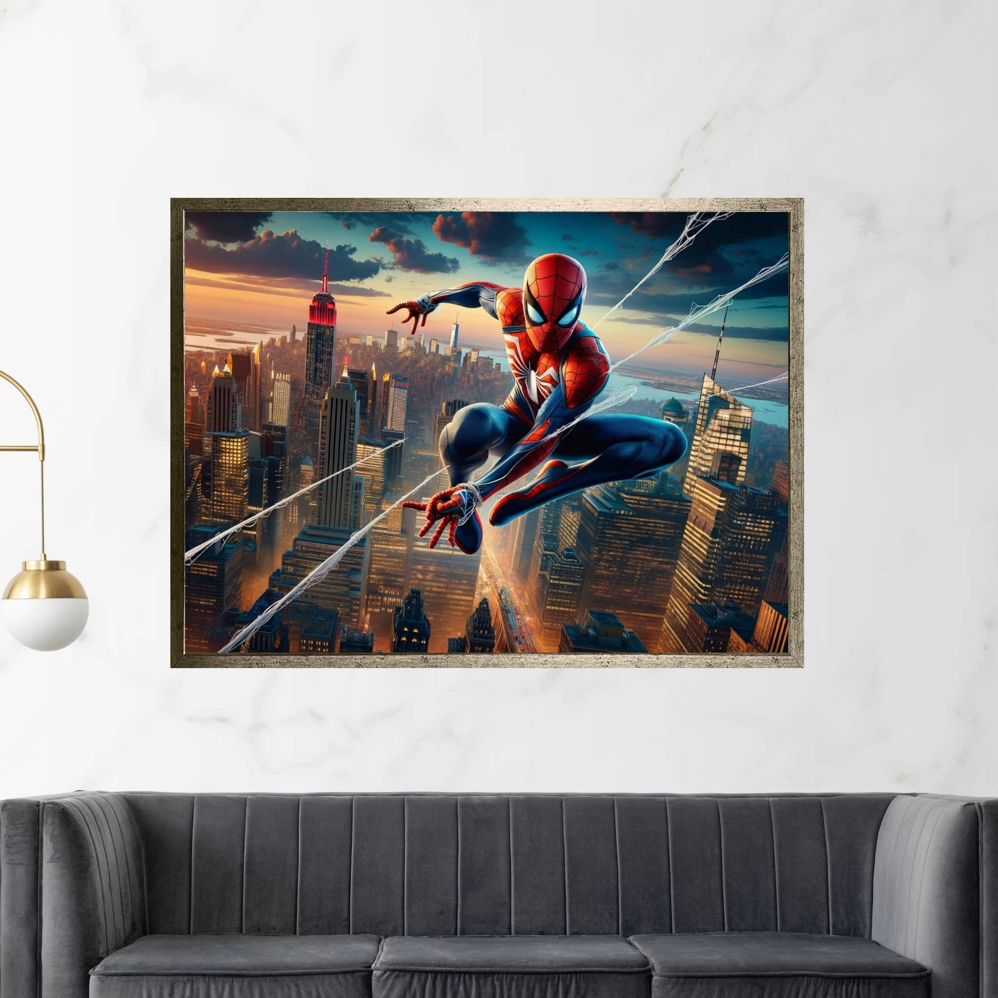 Spiderman Canvas Wall Art - Y Canvas