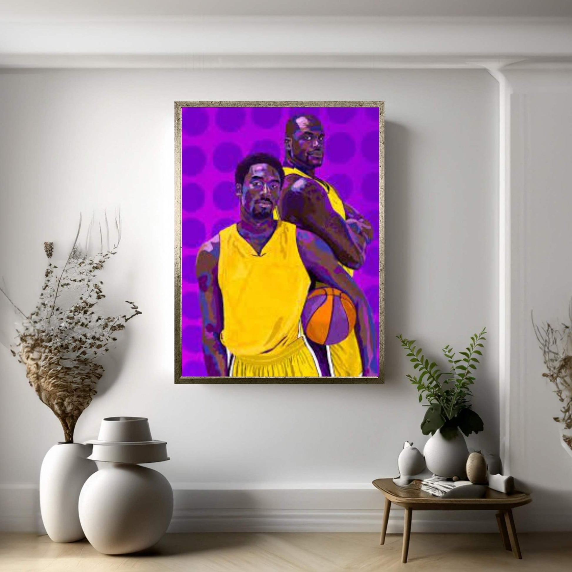 The Dynamic Duo Canvas Wall Art - Y Canvas