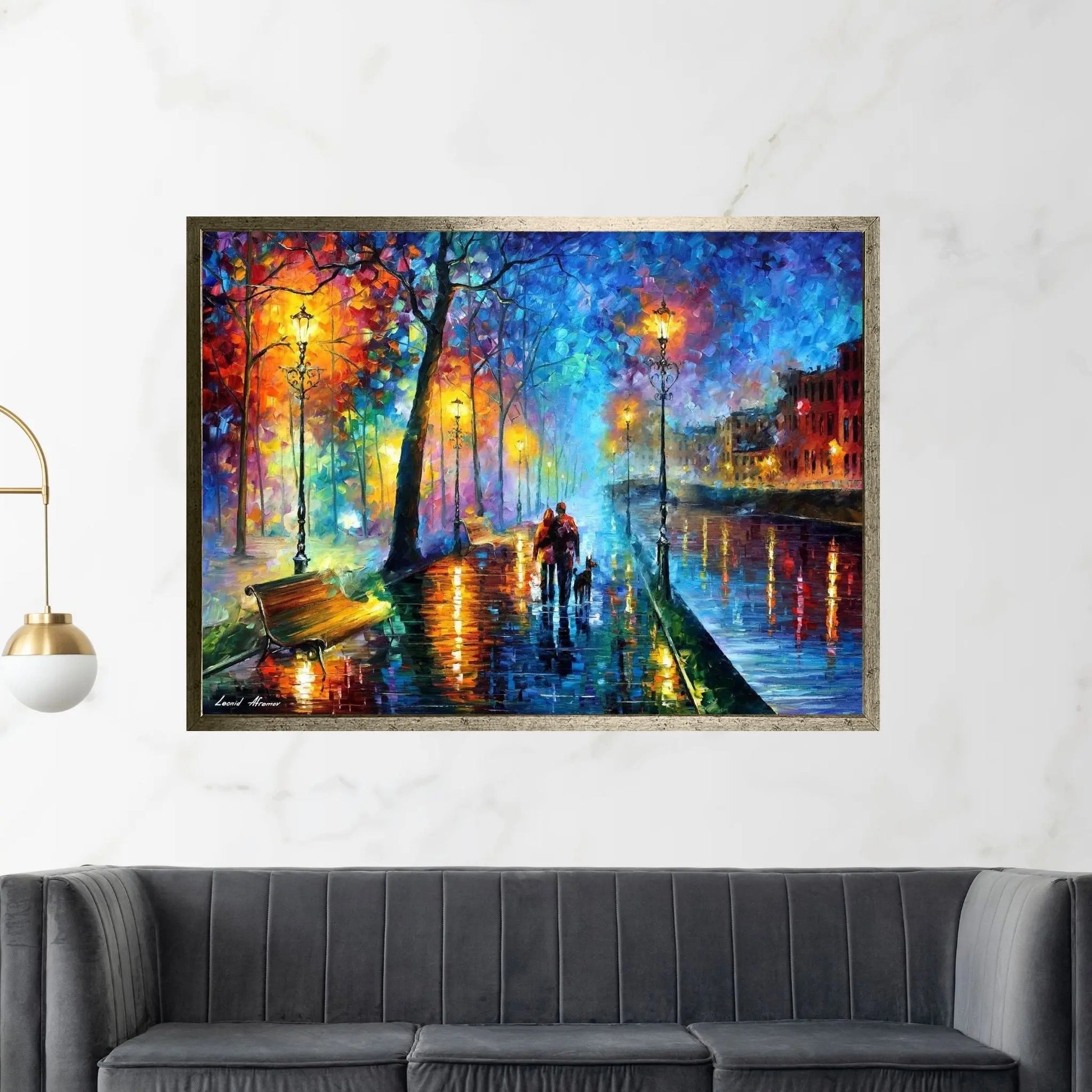 Melody Of The Night Canvas Wall Art - Y Canvas