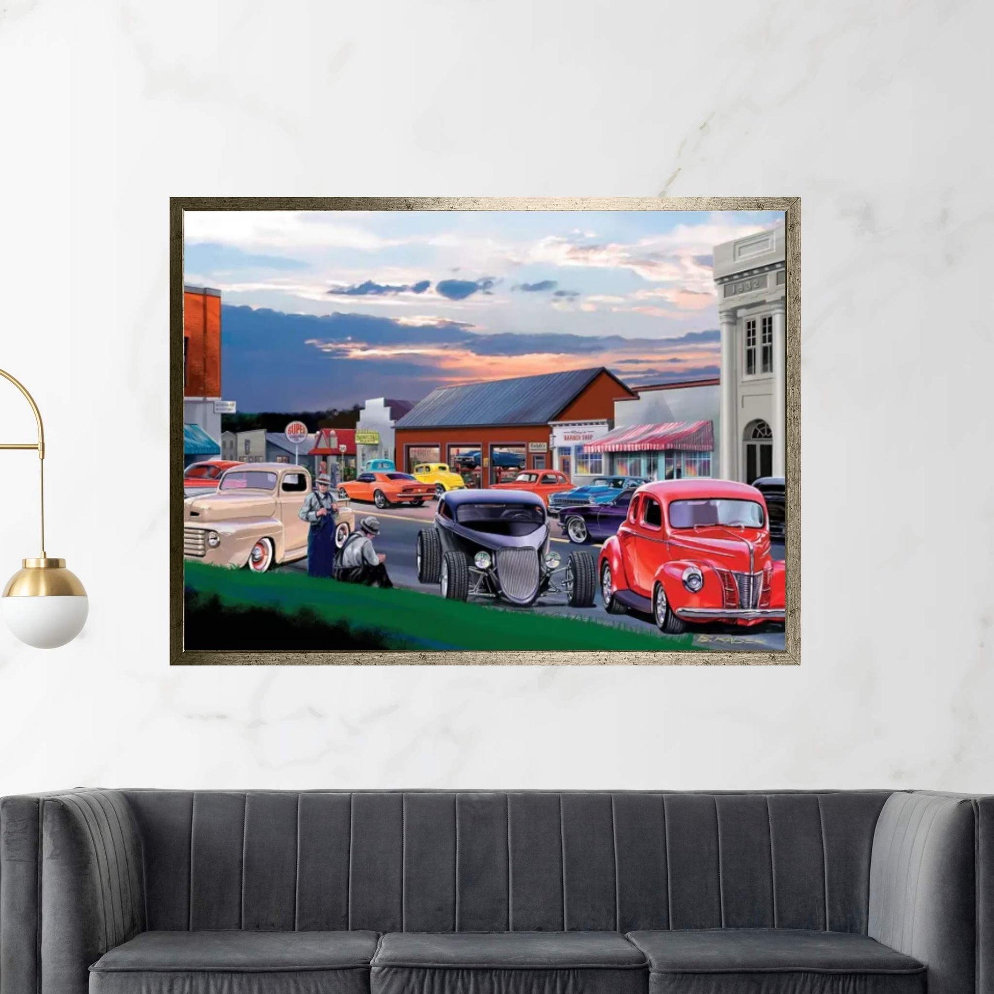 Main Street Canvas Wall Art - Y Canvas