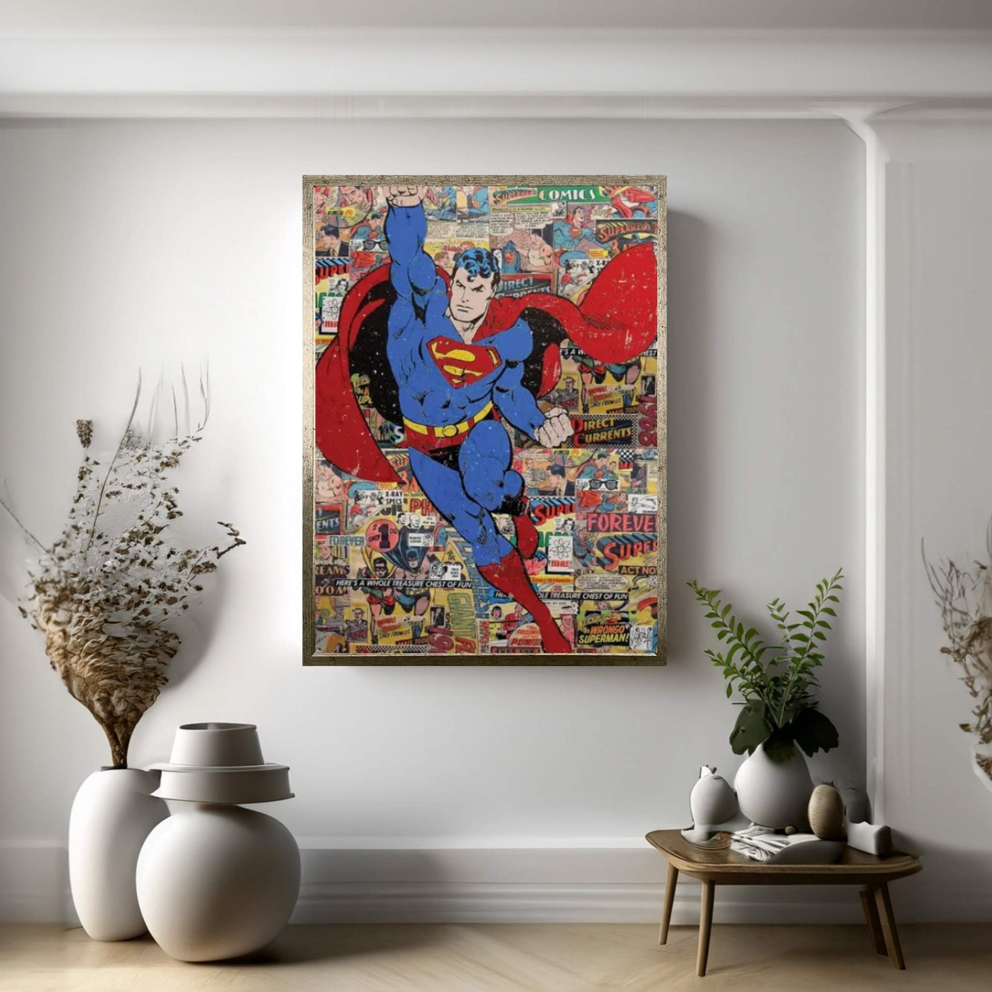 Superman Canvas Wall Art - Y Canvas