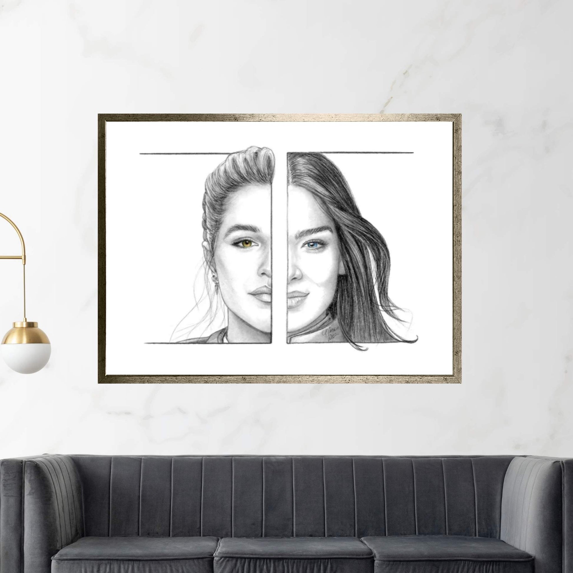 Yelena And Kate Canvas Wall Art - Y Canvas