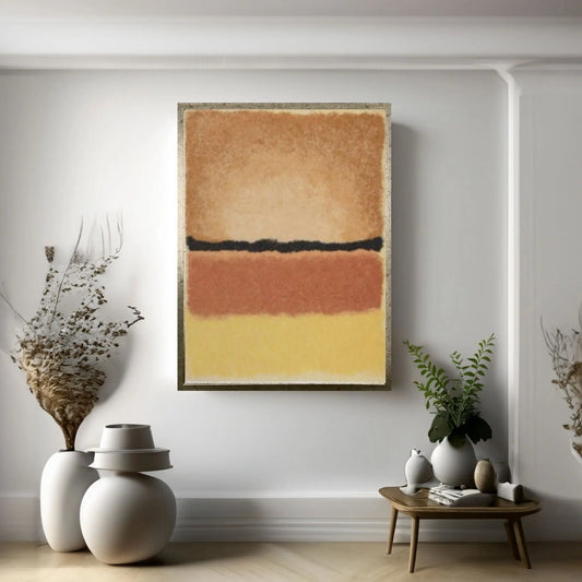 Mark Rothko Frame Canvas/Poster Art Reproduction, Rothko Reproduction - Y Canvas