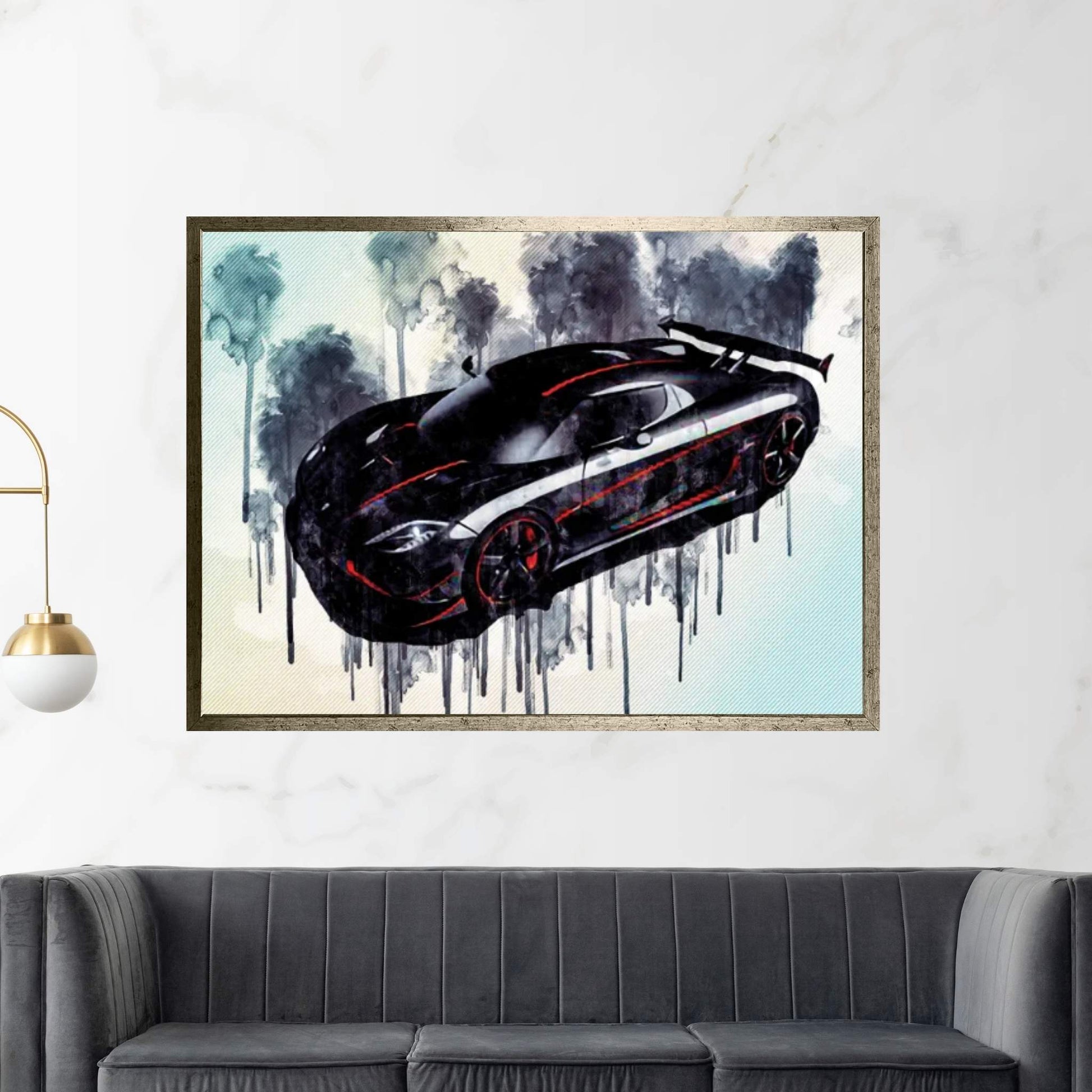 Koenigsegg Agera Rs Hypercar Supercar Tuning Agera New Sports Cars Canvas Wall Art - Y Canvas