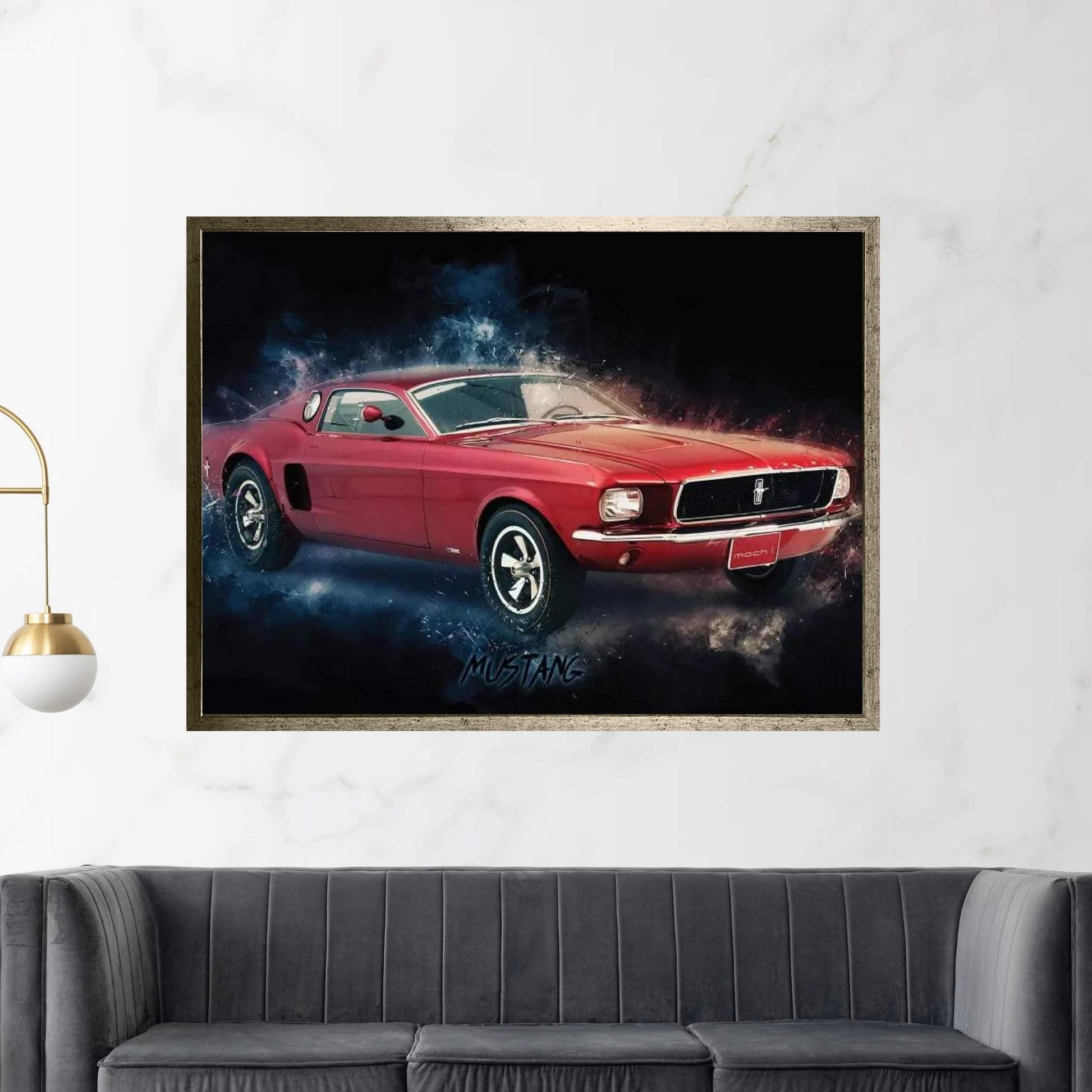 Mustang Canvas Wall Art - Y Canvas