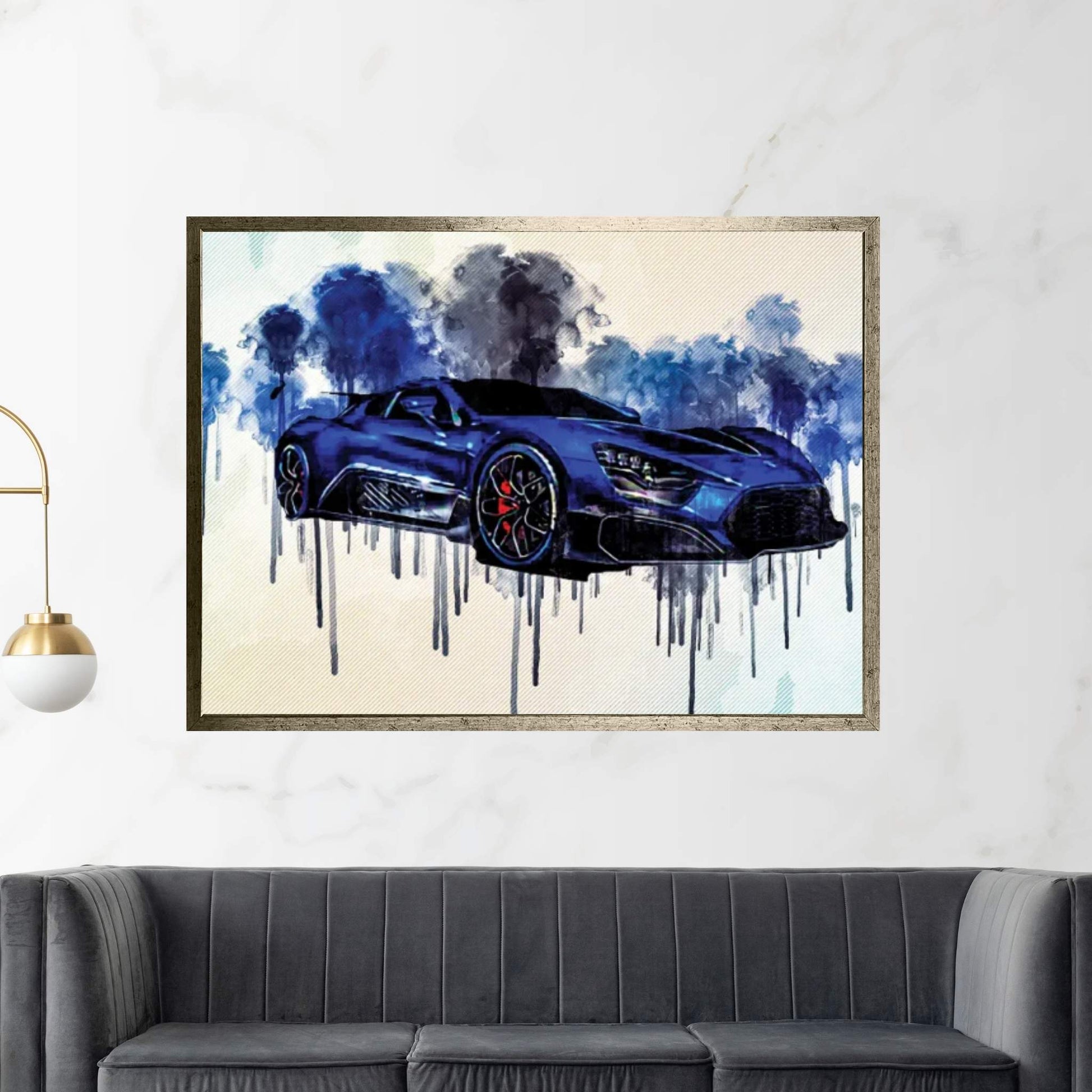 2019 Zenvo TSR-S Hypercar Canvas Wall Art - Y Canvas