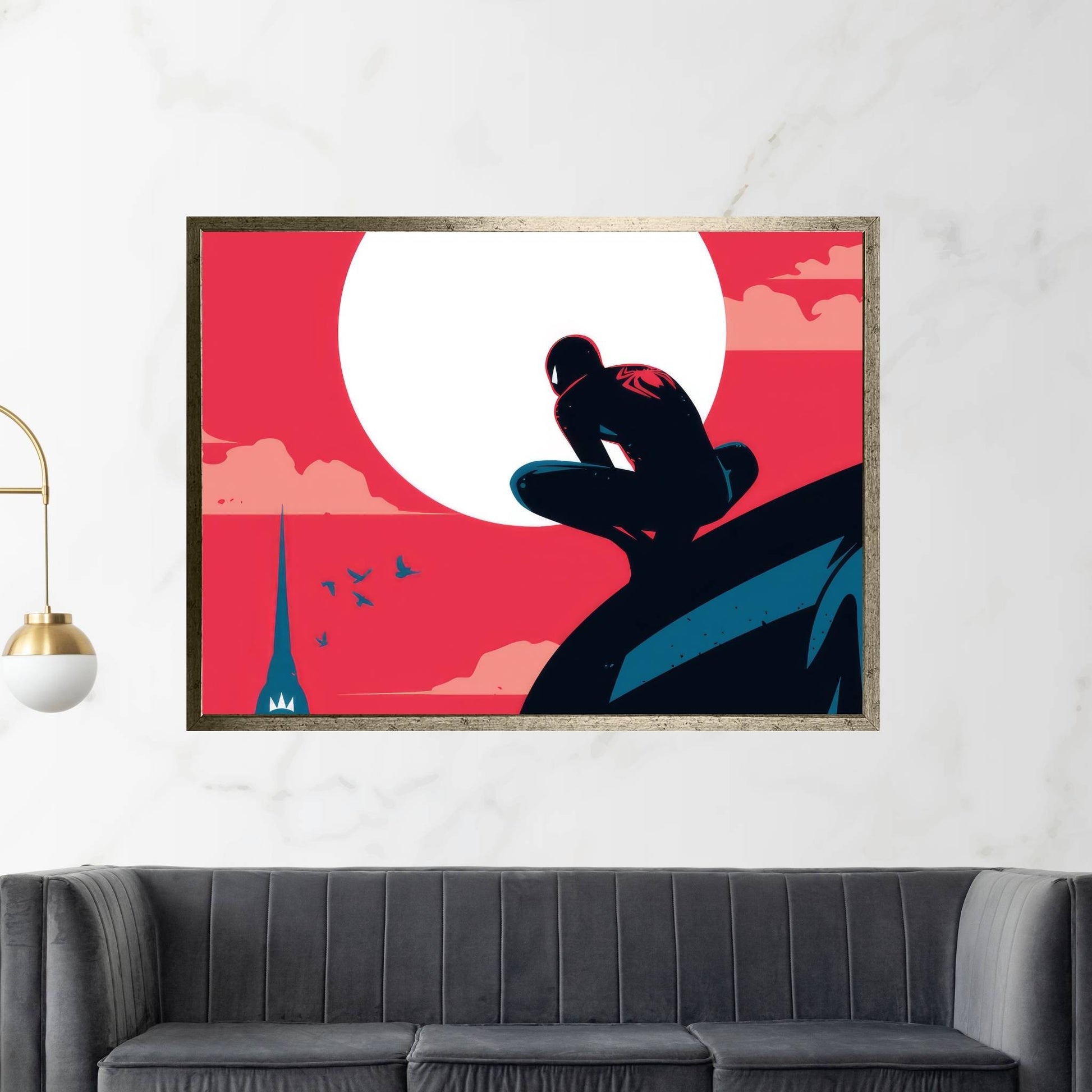 Spiderman Canvas Wall Art - Y Canvas