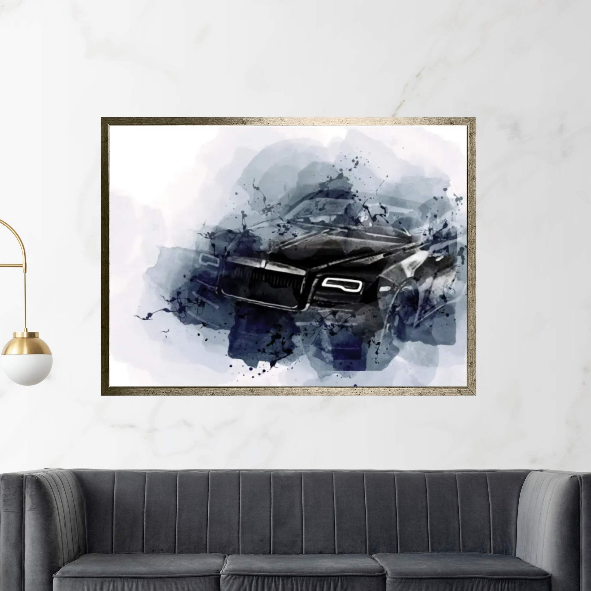 2022 Spofec Overdose Rolls-Royce Dawn Black Badge Canvas Wall Art - Y Canvas