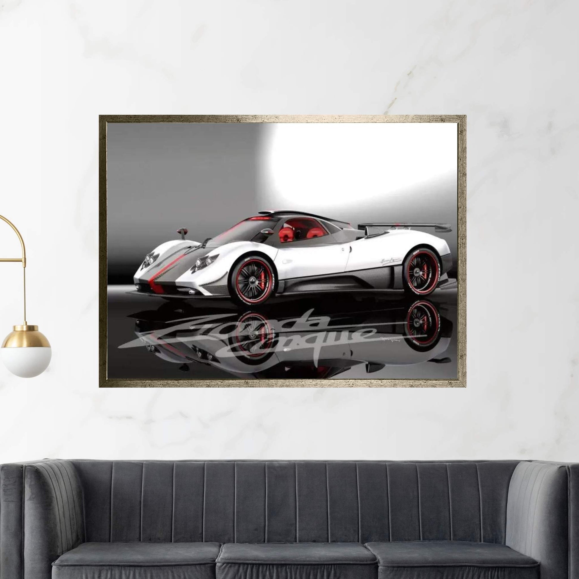 Pagani Zonda Cinque Canvas Wall Art - Y Canvas