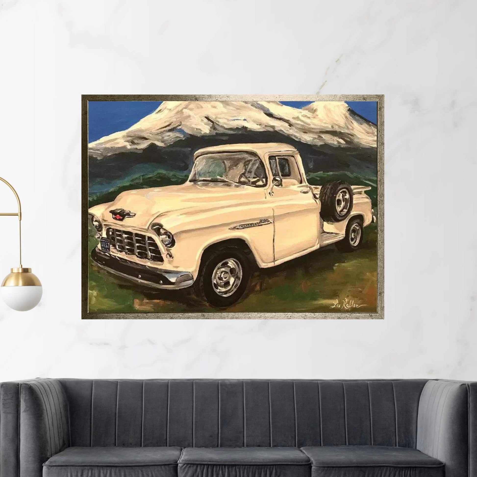 Chevy Truck 3200 I Canvas Wall Art - Y Canvas