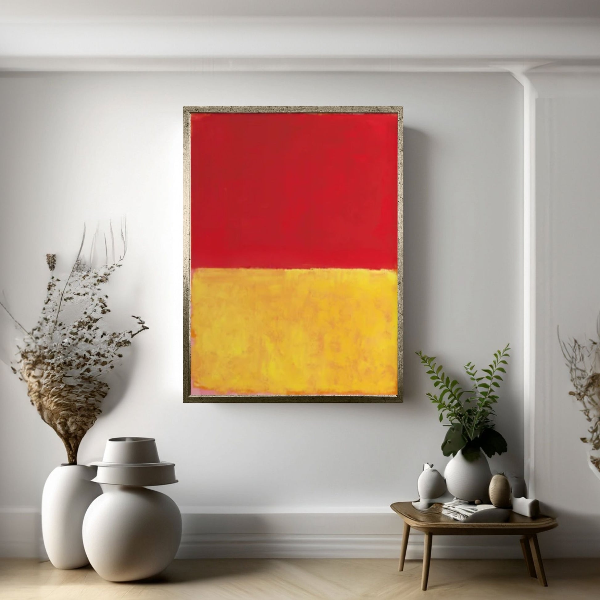 Mark Rothko Frame Canvas/Poster Art Reproduction, Rothko Reproduction, Modern Art Expressionism Painting - Y Canvas