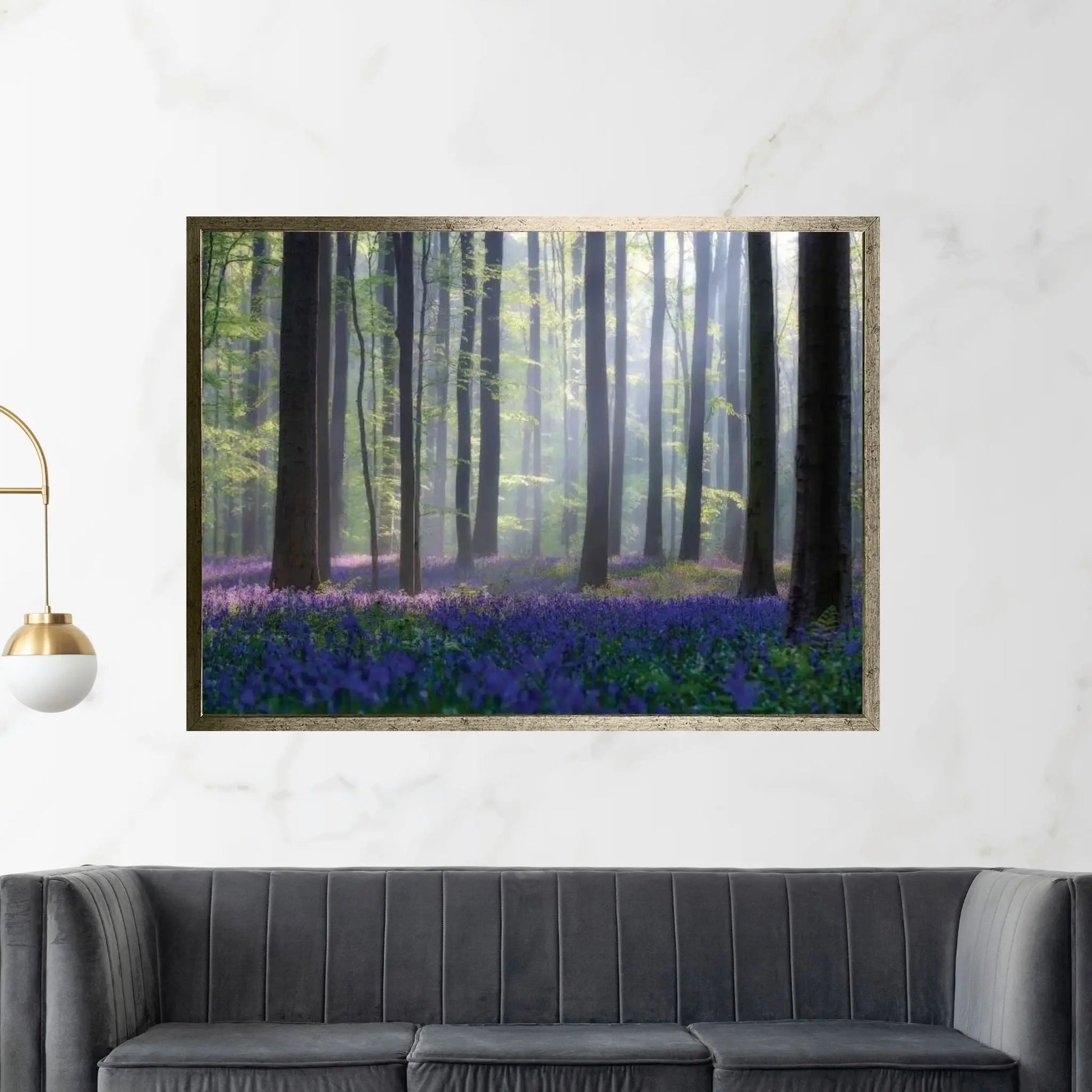 Bluebells Canvas Wall Art - Y Canvas