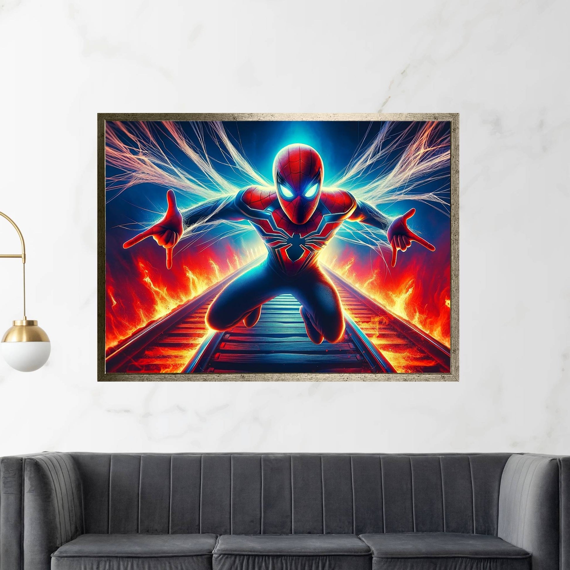 Spiderman Canvas Wall Art - Y Canvas