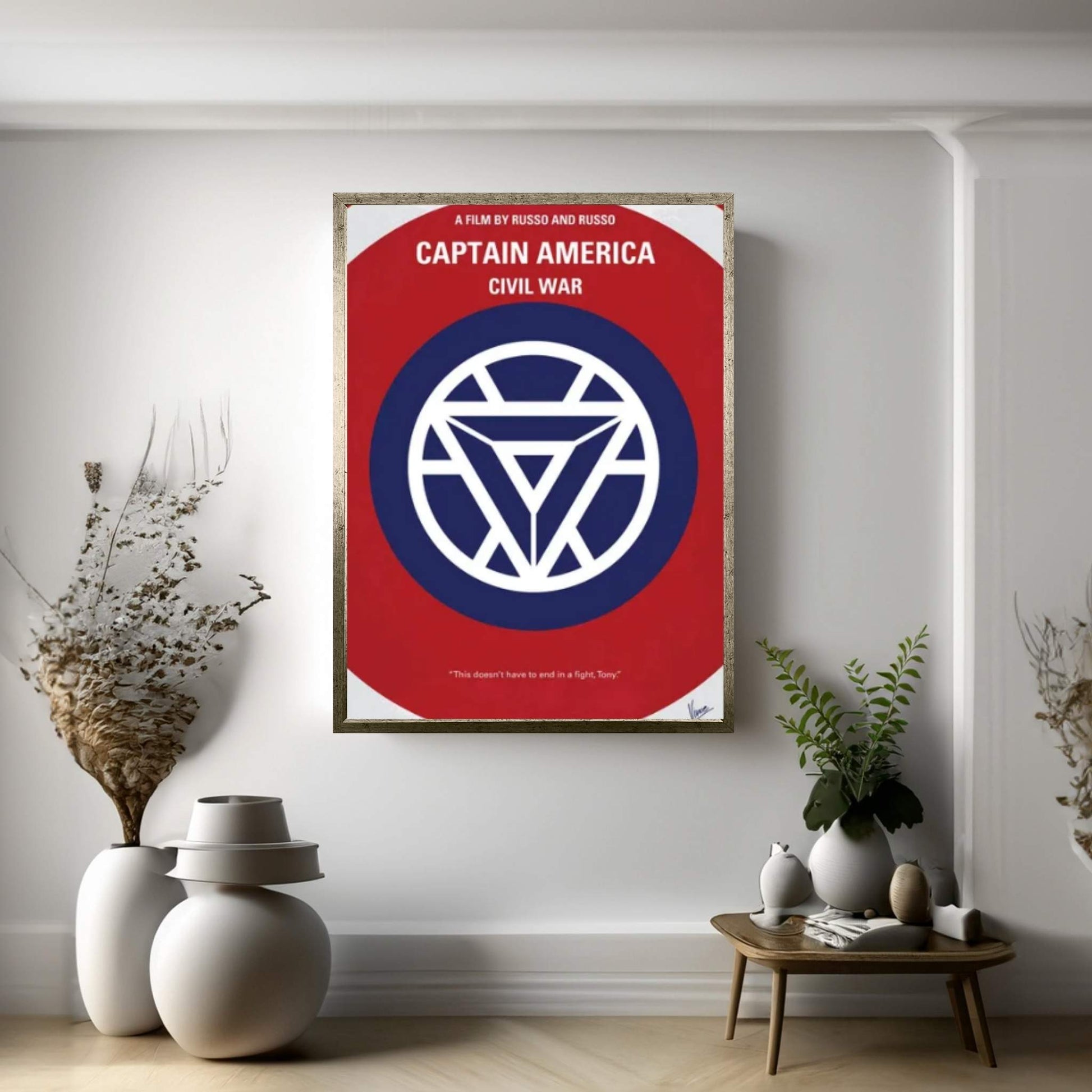 Captain America 3 Poster Canvas Wall Art - Y Canvas