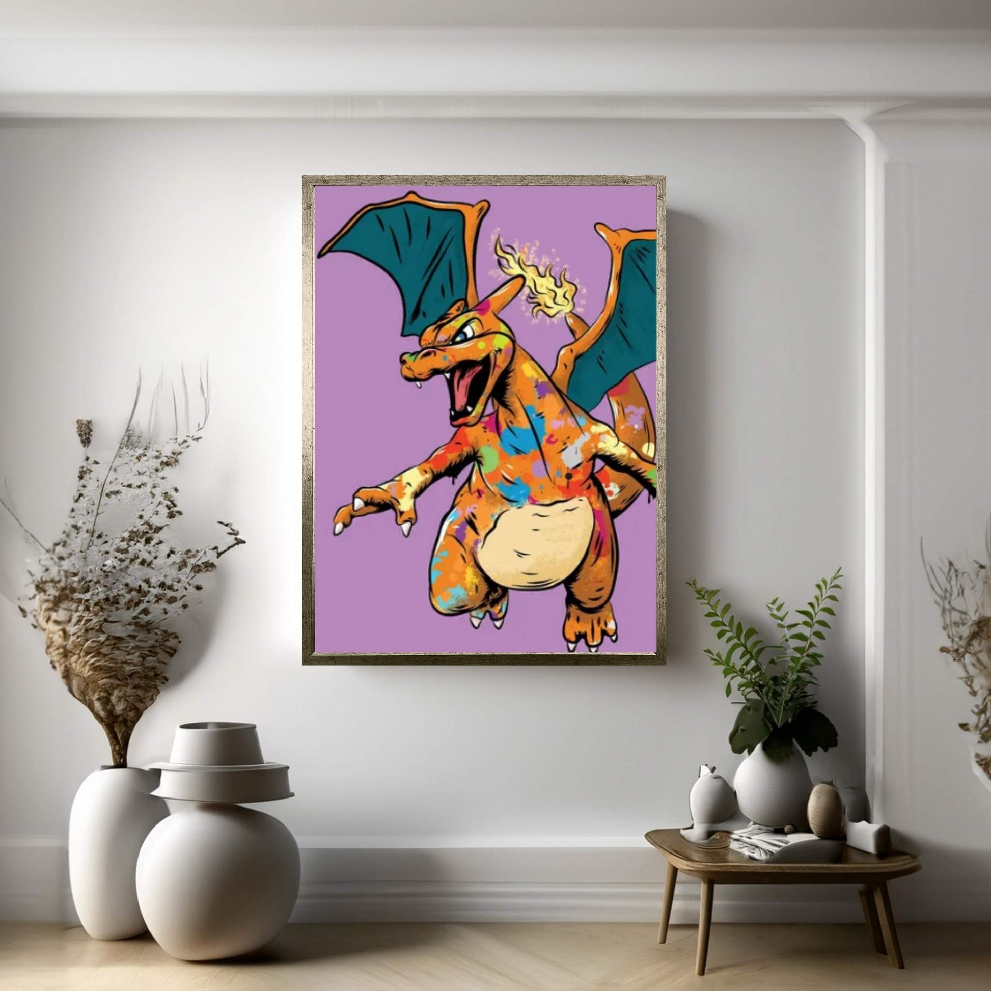 Pokémon - Charizard Canvas Wall Art - Y Canvas