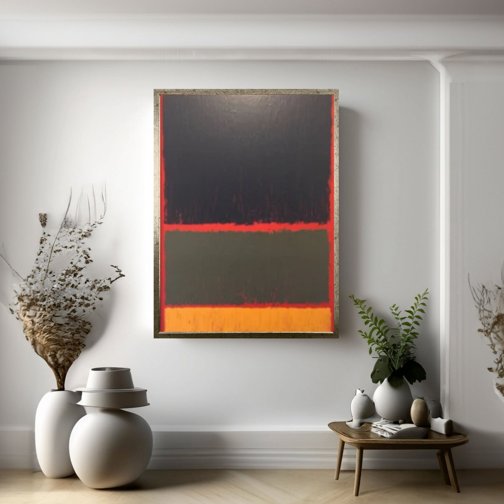 Mark Rothko Frame Canvas/Poster Art Reproduction, Rothko Reproduction, Modern Art Expressionism Painting - Y Canvas